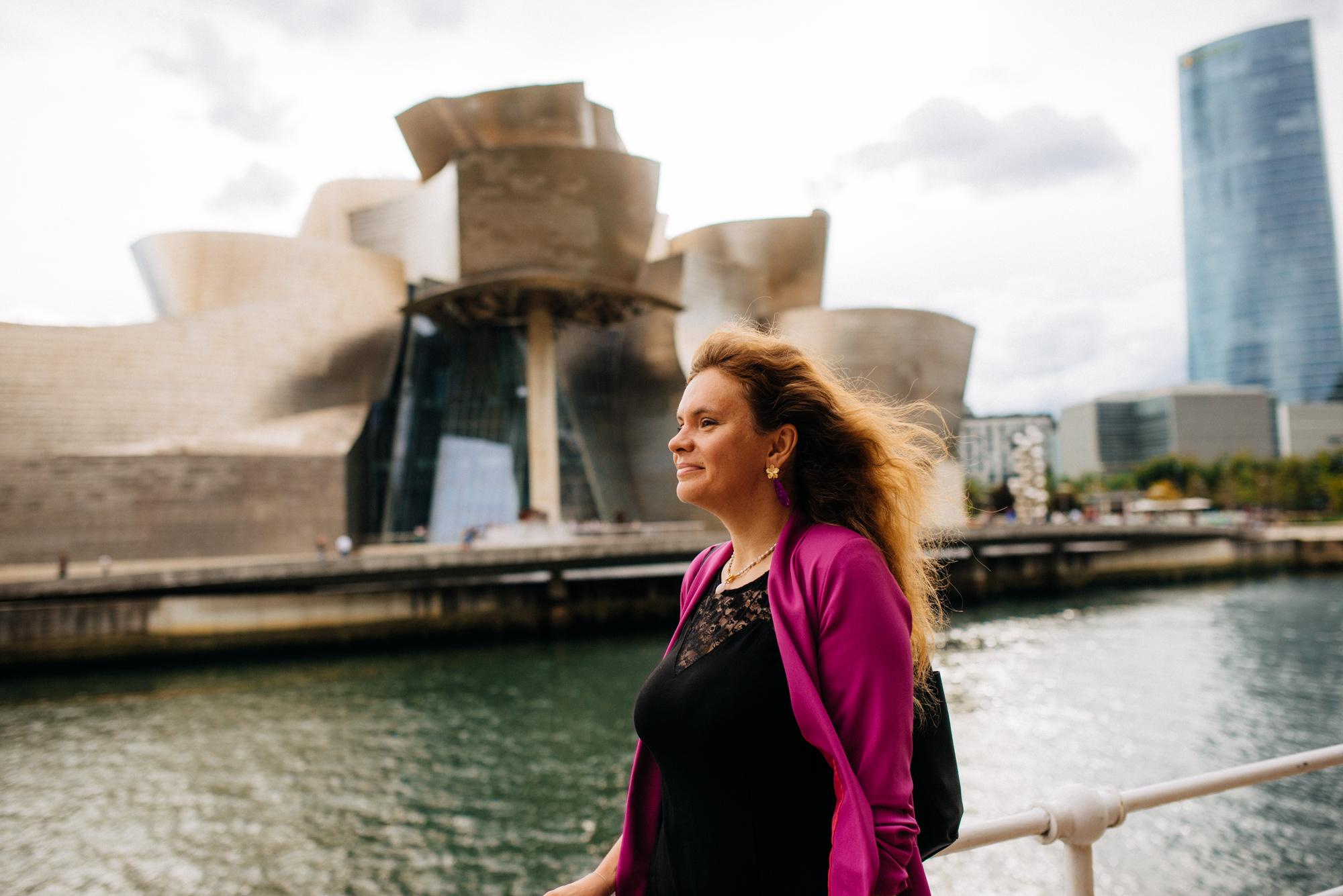 Daria, foto paseo por Bilbao. Photographer in Bilbao Irina Makou