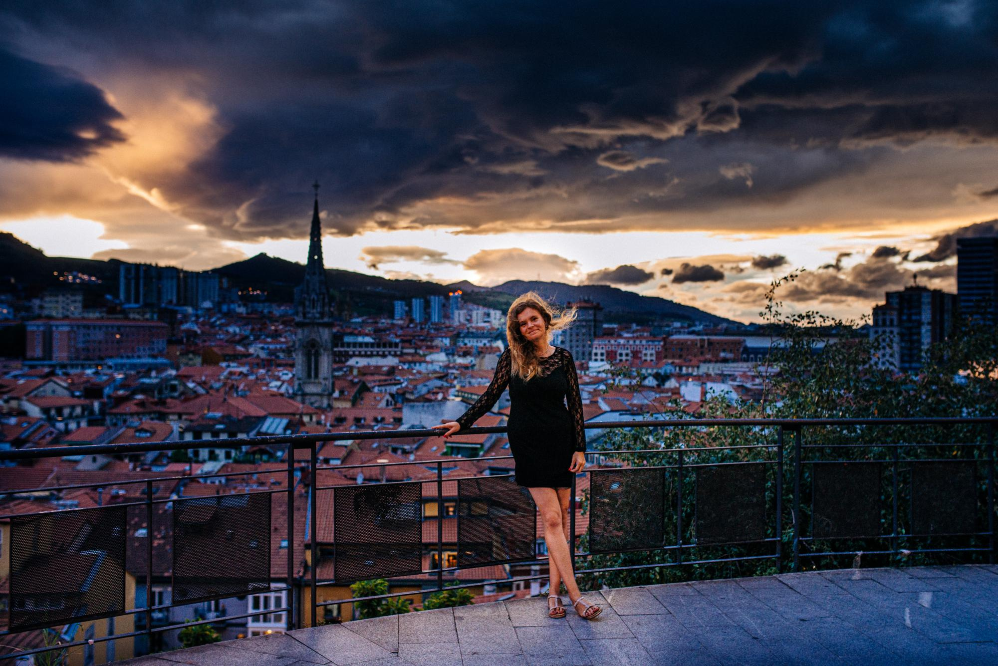 Daria, foto paseo por Bilbao. Photographer in Bilbao Irina Makou