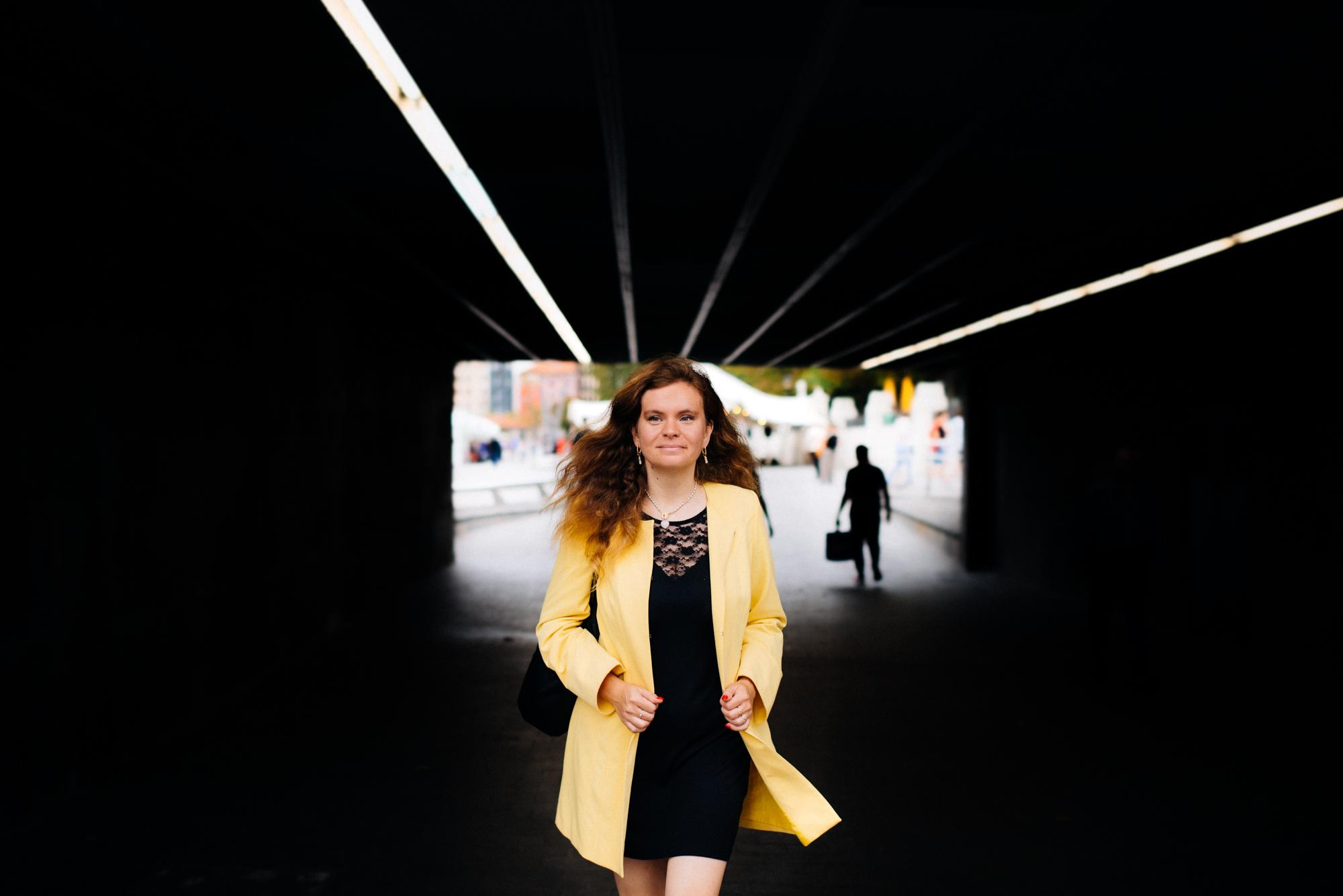 Daria, foto paseo por Bilbao. Photographer in Bilbao Irina Makou