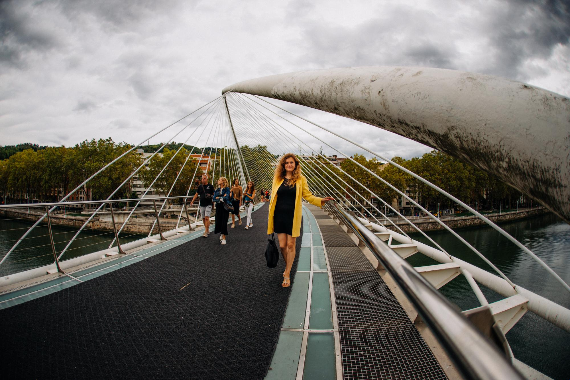 Daria, foto paseo por Bilbao. Photographer in Bilbao Irina Makou