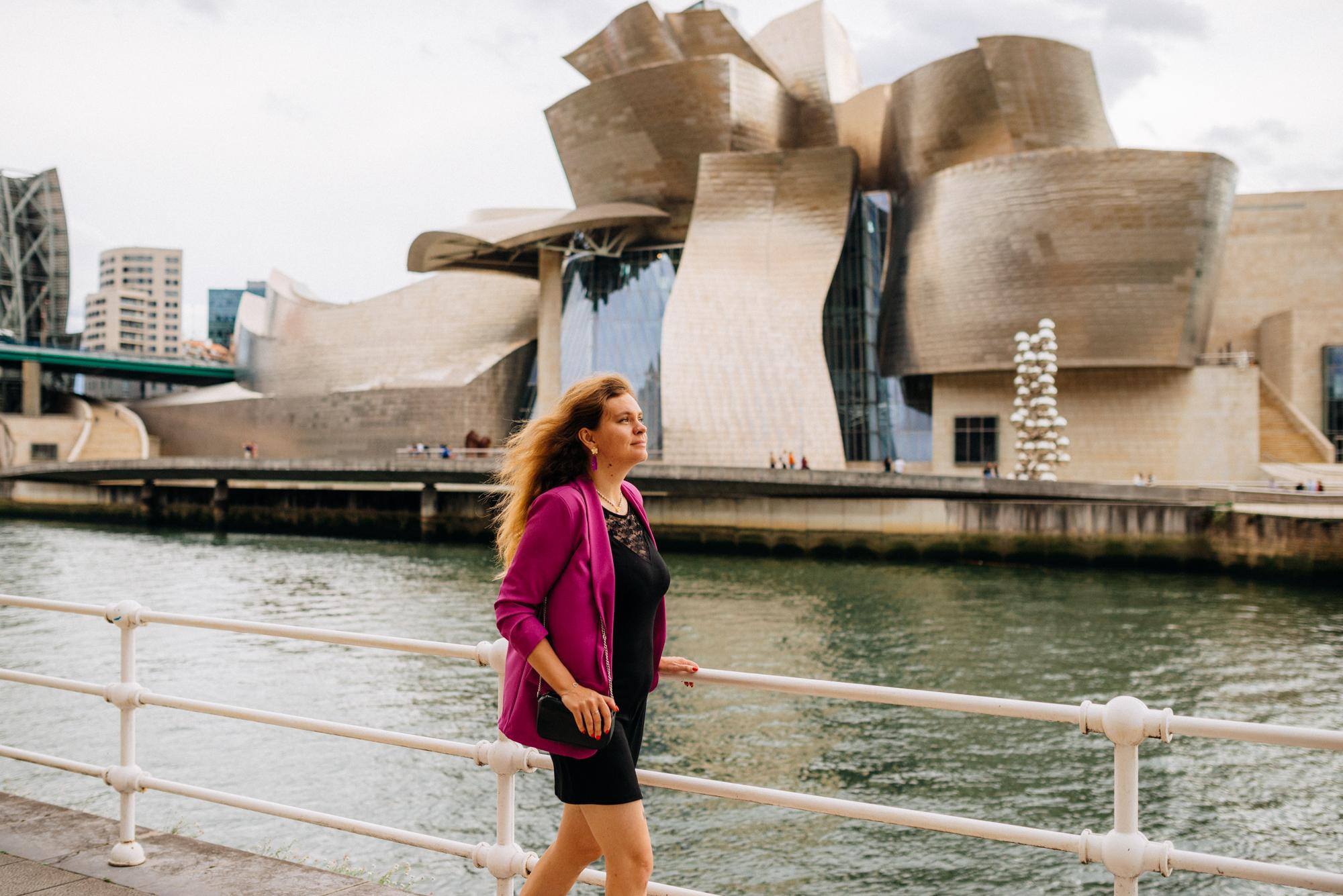 Daria, foto paseo por Bilbao. Photographer in Bilbao Irina Makou