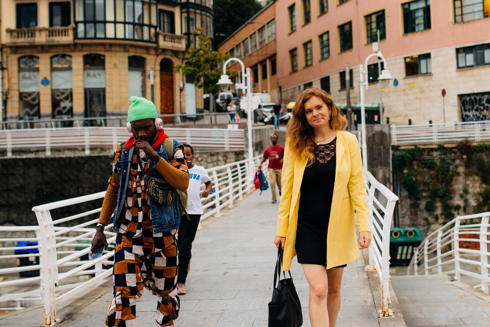 Daria, foto paseo por Bilbao. Photographer in Bilbao Irina Makou