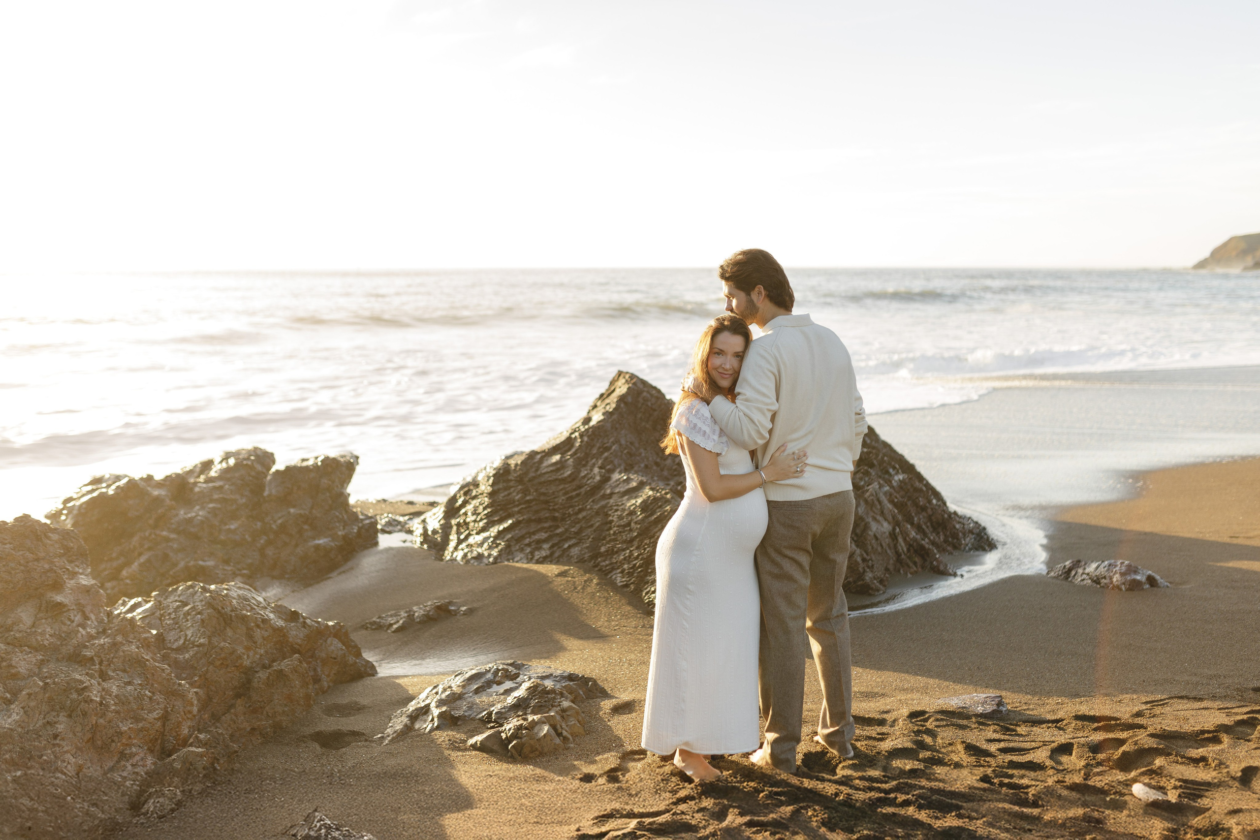 couple photography rodeo beach