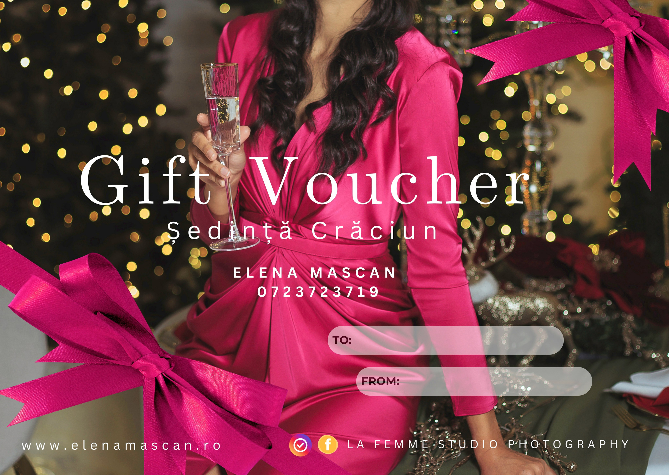 Ședințe Foto de Crăciun 2025 – La Femme Studio Photography Constanța. Elena Mascan – Fotograf newborn, maternitate, portret, smash the cake & branding personal | La Femme Studio Photograpy|Constanţa