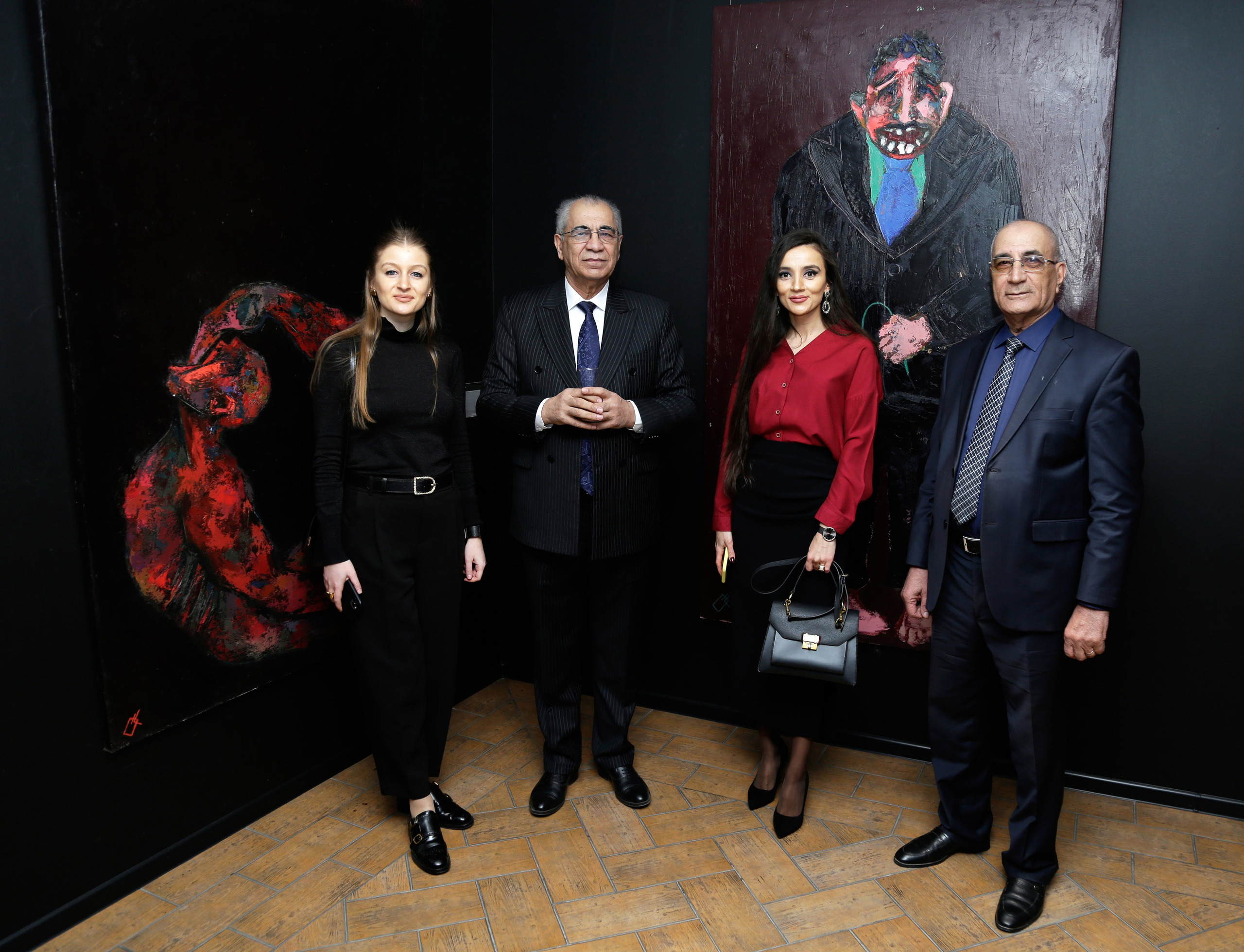 Photo report of “Interpretation” solo exhibition of Kamran Mammadov. KAMRAN MAMMADOV ART