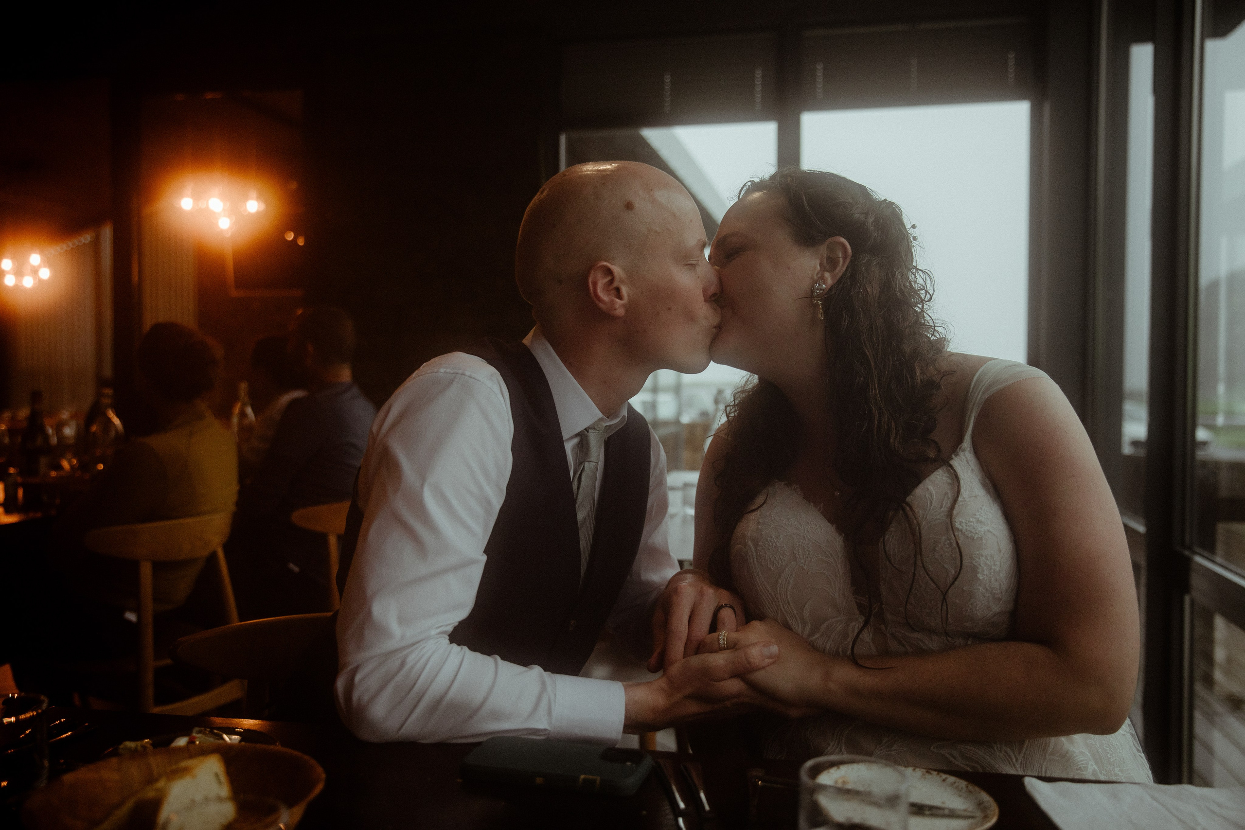 Iceland Elopement at Black Sand Beach. Iceland elopement photographer & videographer