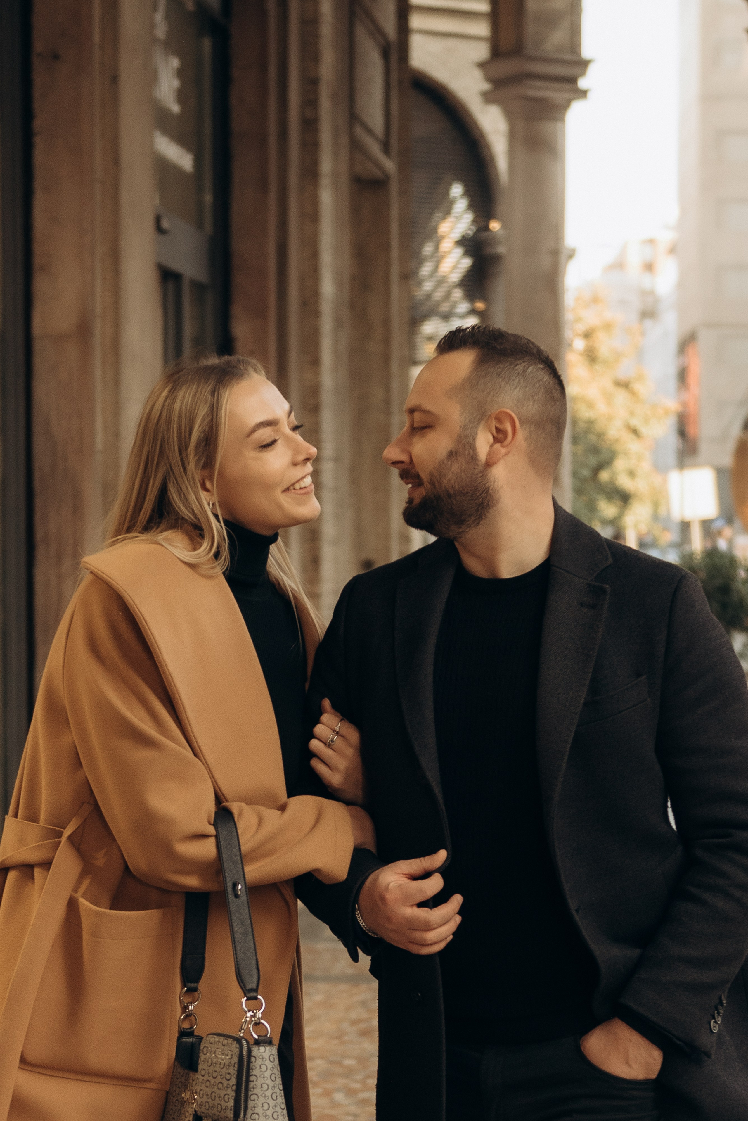 November in Milan. Italian lovestory. Anastasiia Buchinskaia Photographer in Milan