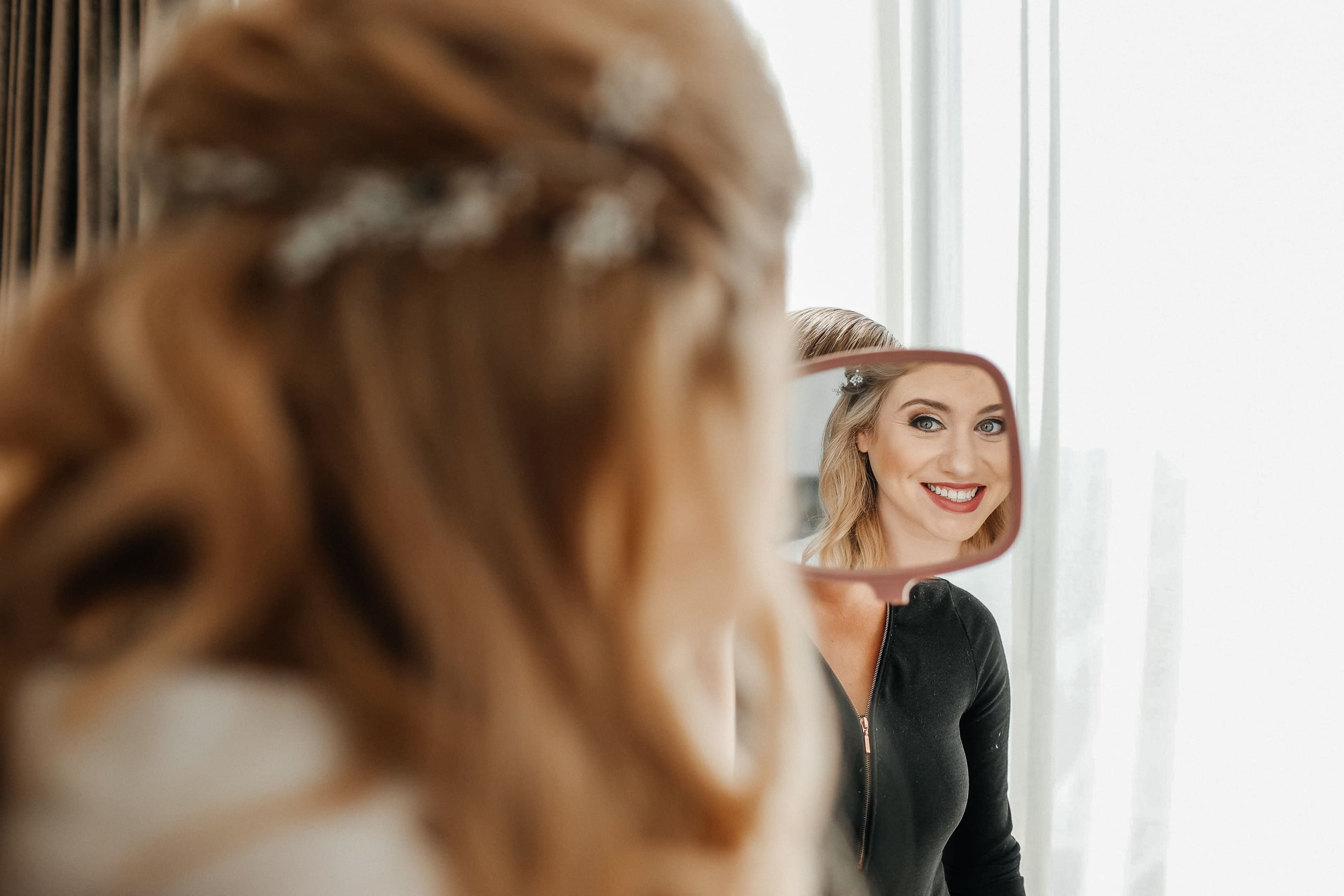 Candid wedding photo of Lara & Mitch in Toronto - natural storytelling by Storytellers Films