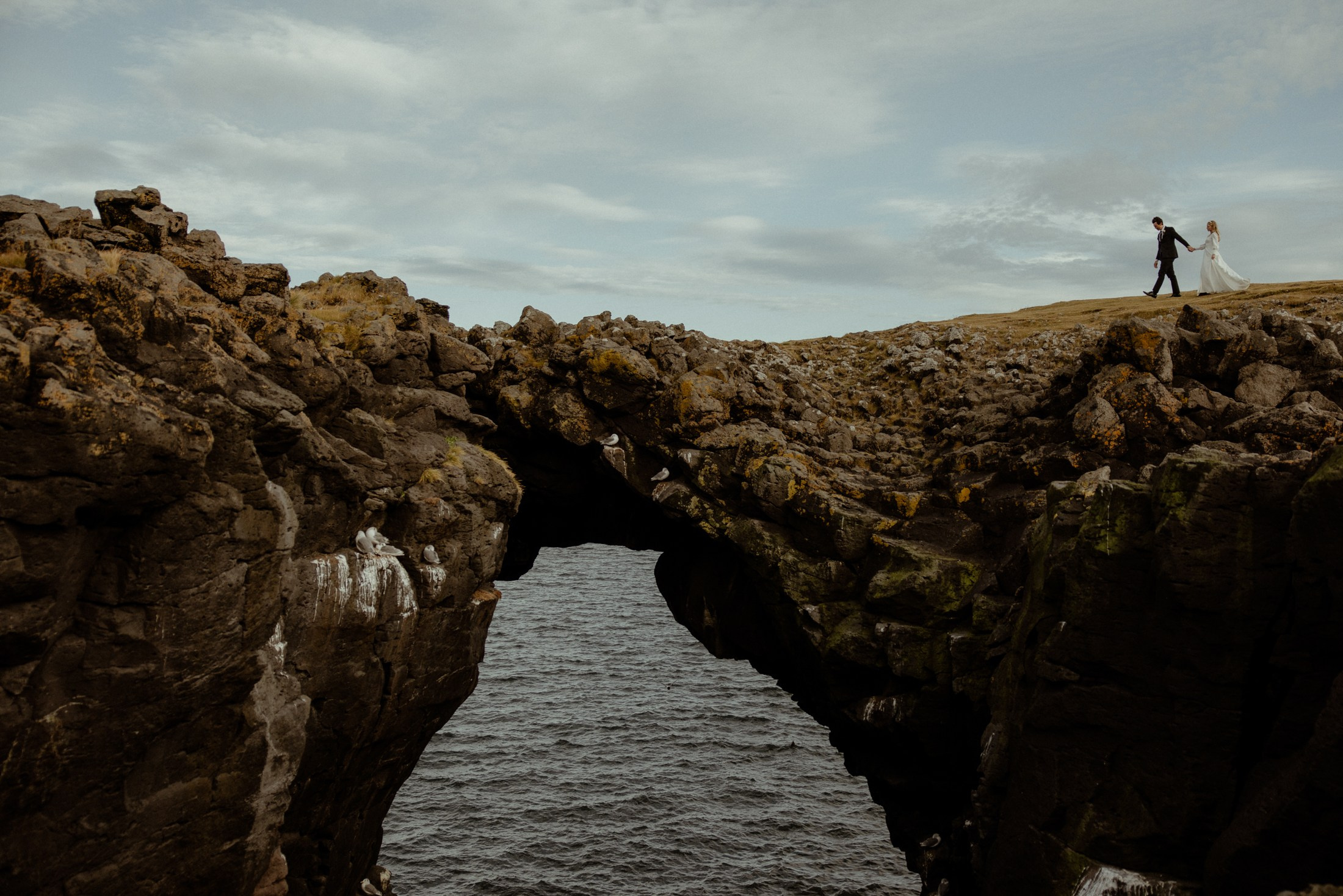 Iceland elopement at Budir Black Church | Snæfellsnes wedding by Iceland elopement photographer & videographer. Iceland elopement photographer & videographer