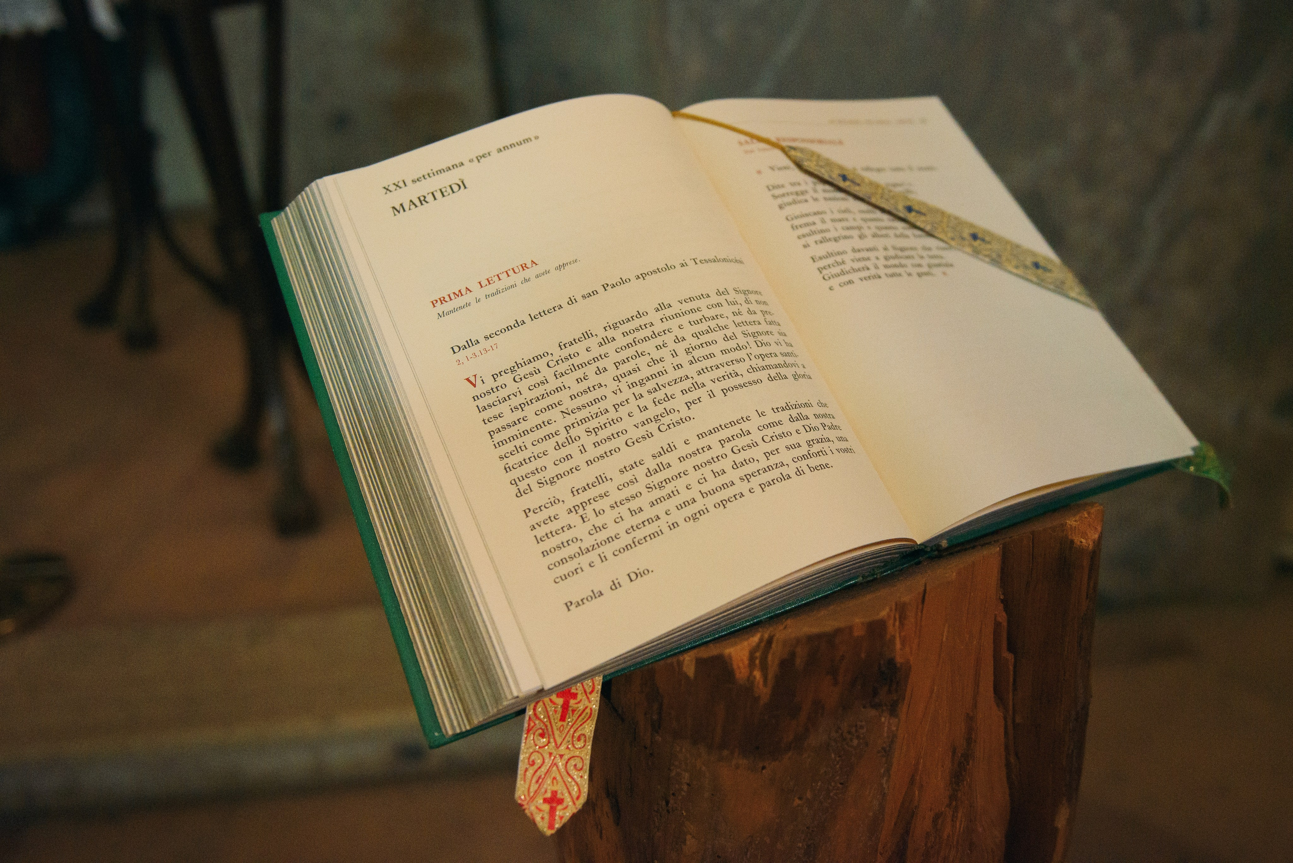 Photographer for baptism in Milan. Holy book: the bible.