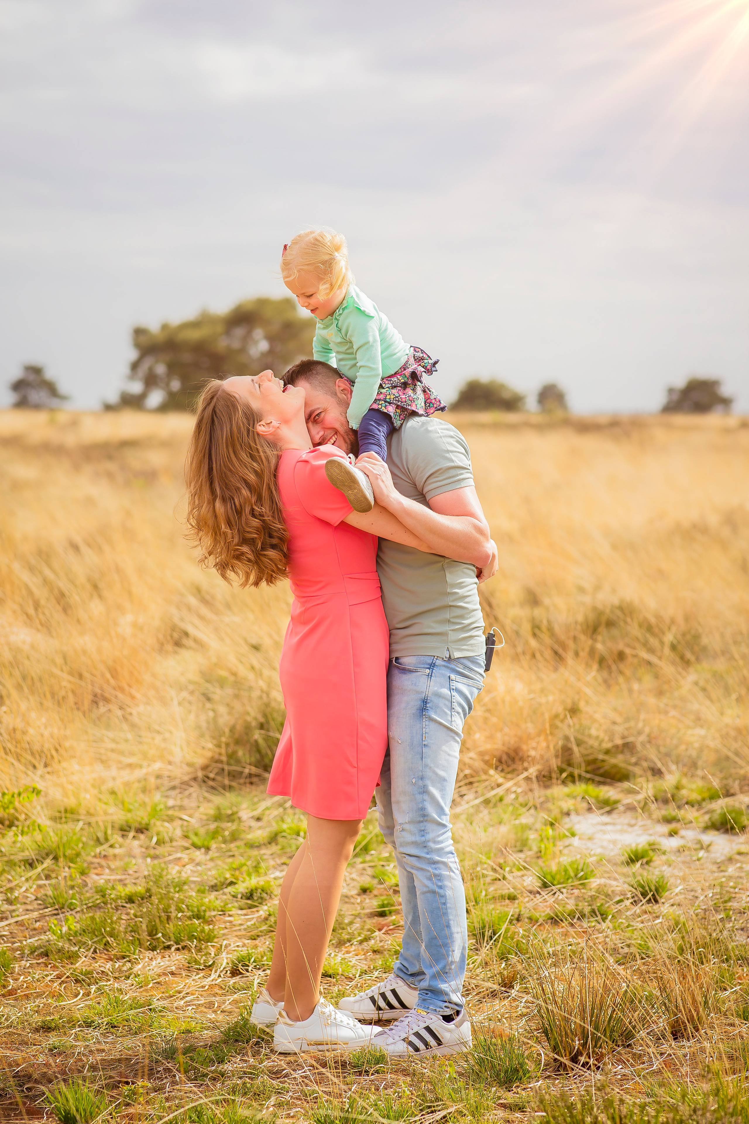Fotoshoot in een natuurlijke omgeving