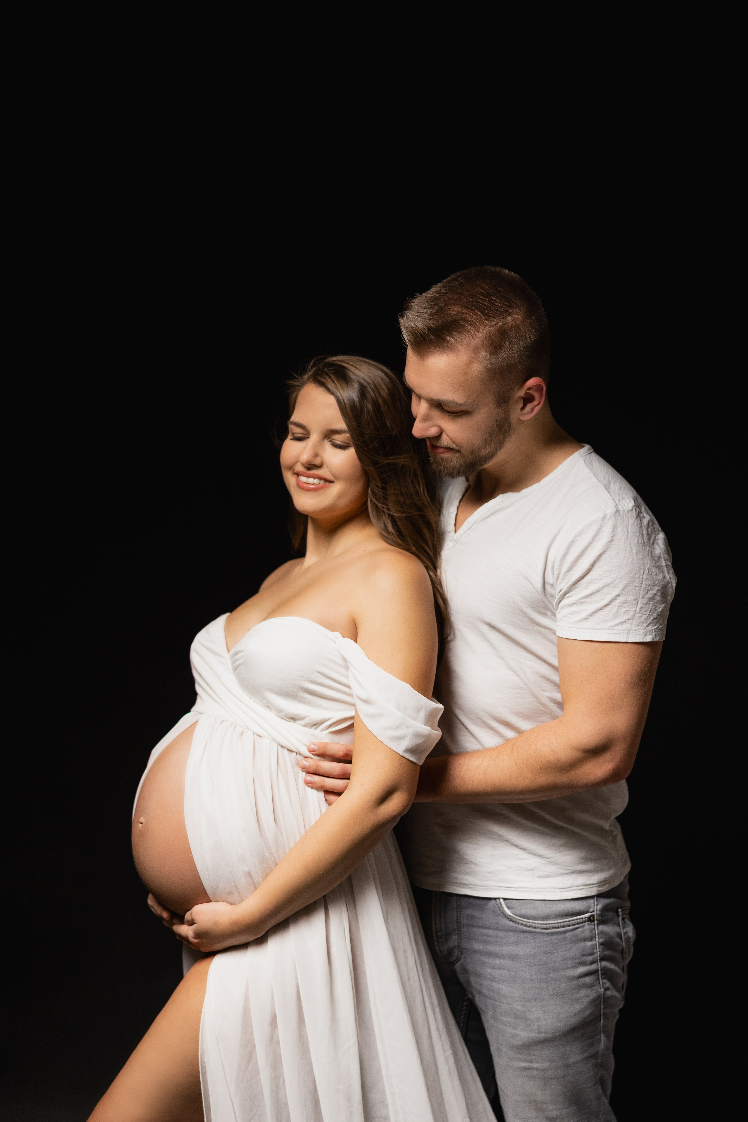 Babybauchshooting. Neugeborenenfotografie Pforzheim Katharina Jozic