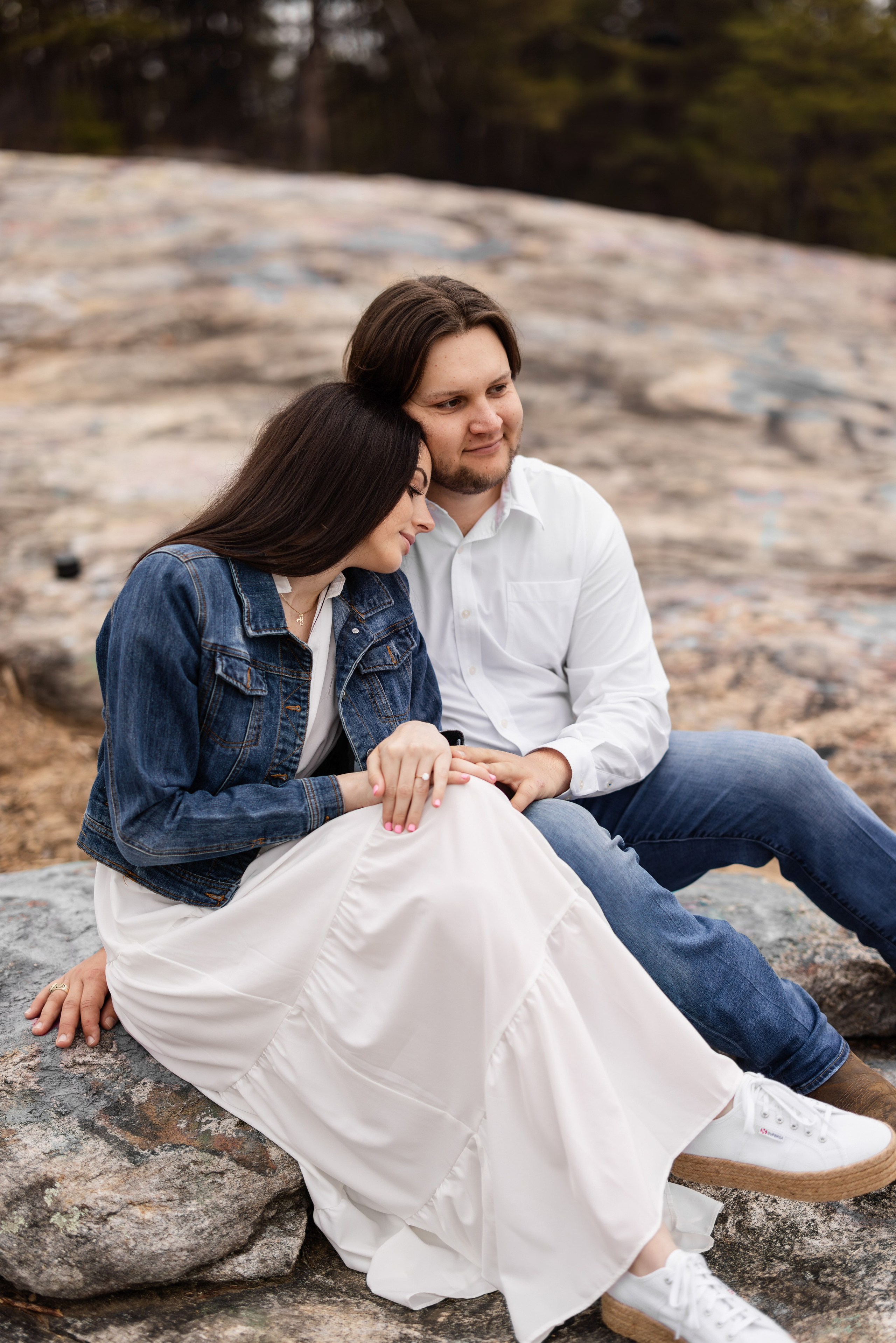 Jacob and Emma’s Engagement at The Pretty Place Chapel. Wedding and portrait photography in Greenville SC