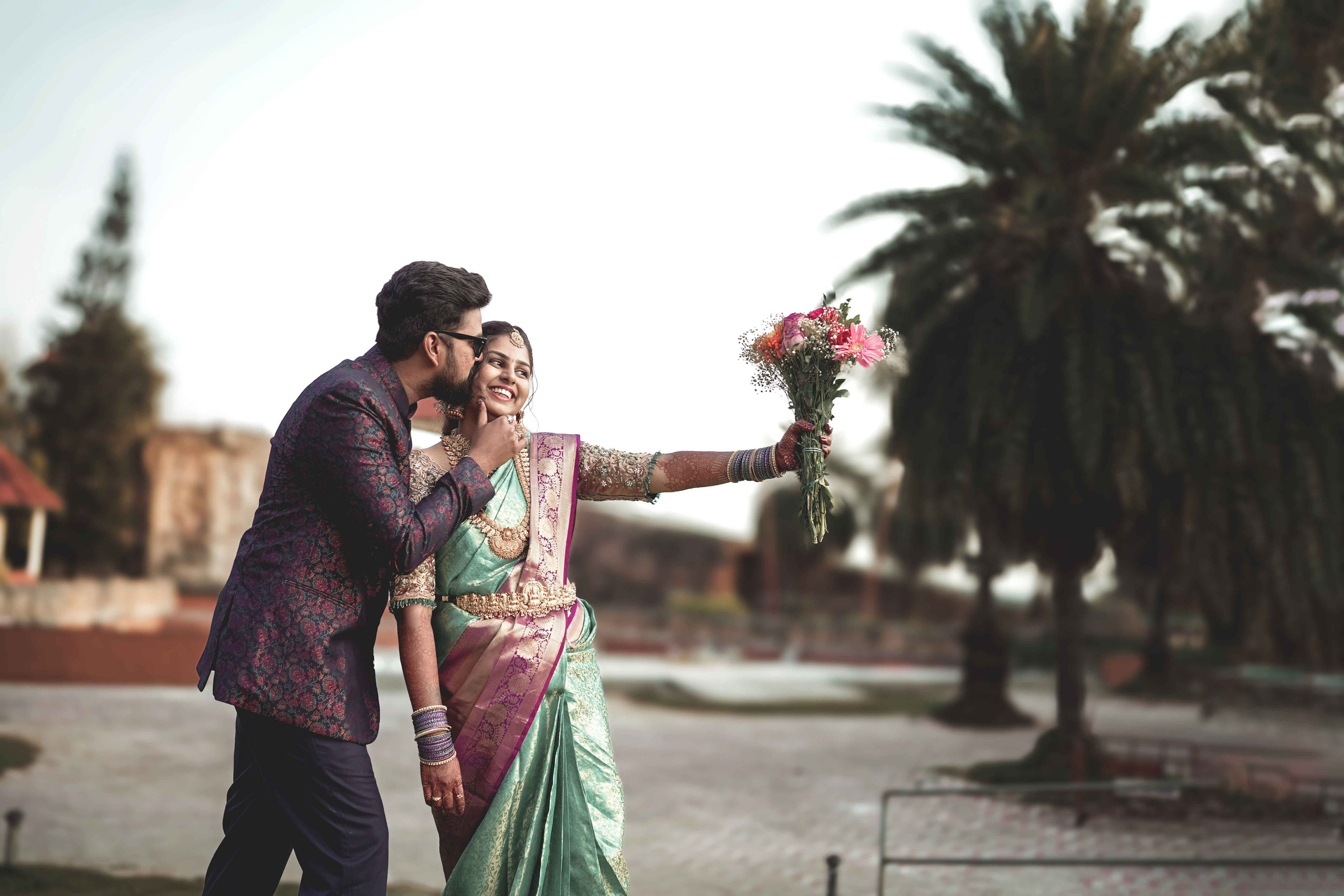 HARSHA & MALINI ENGAGEMENT. NTURE WEDDING