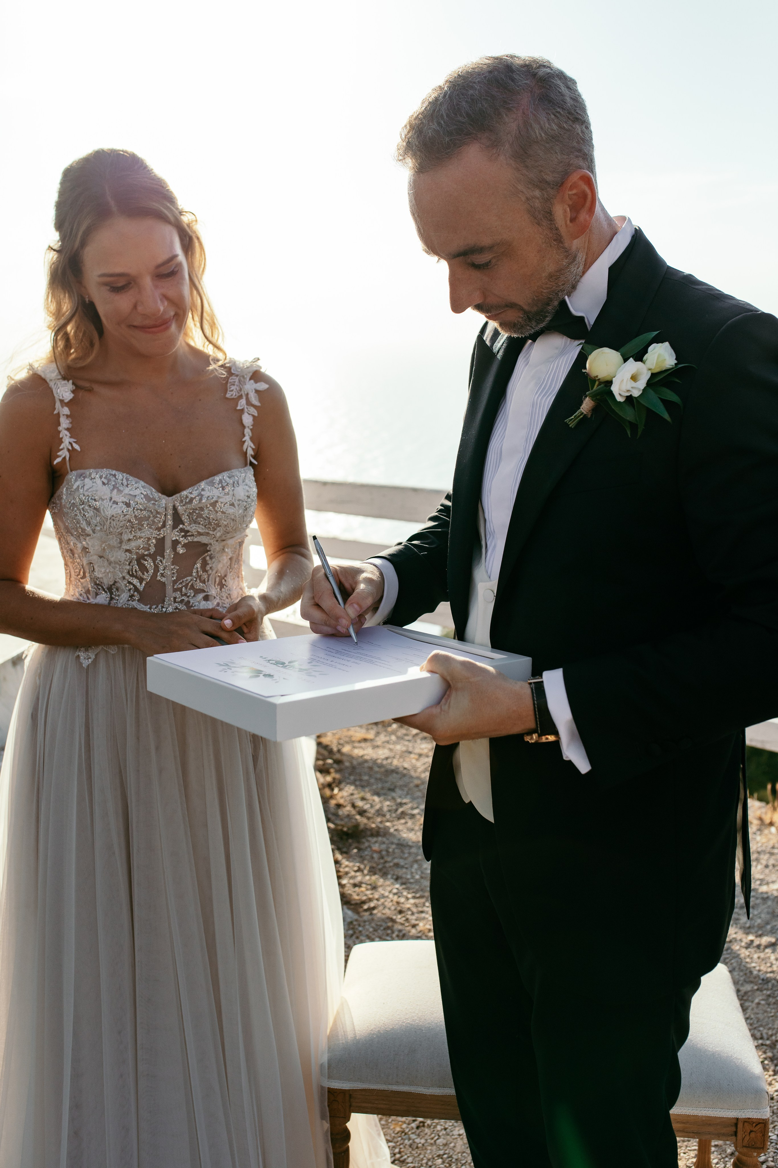 Wedding Ceremony in Son Marroig. Wedding Celebrant in Mallorca Iban Collin