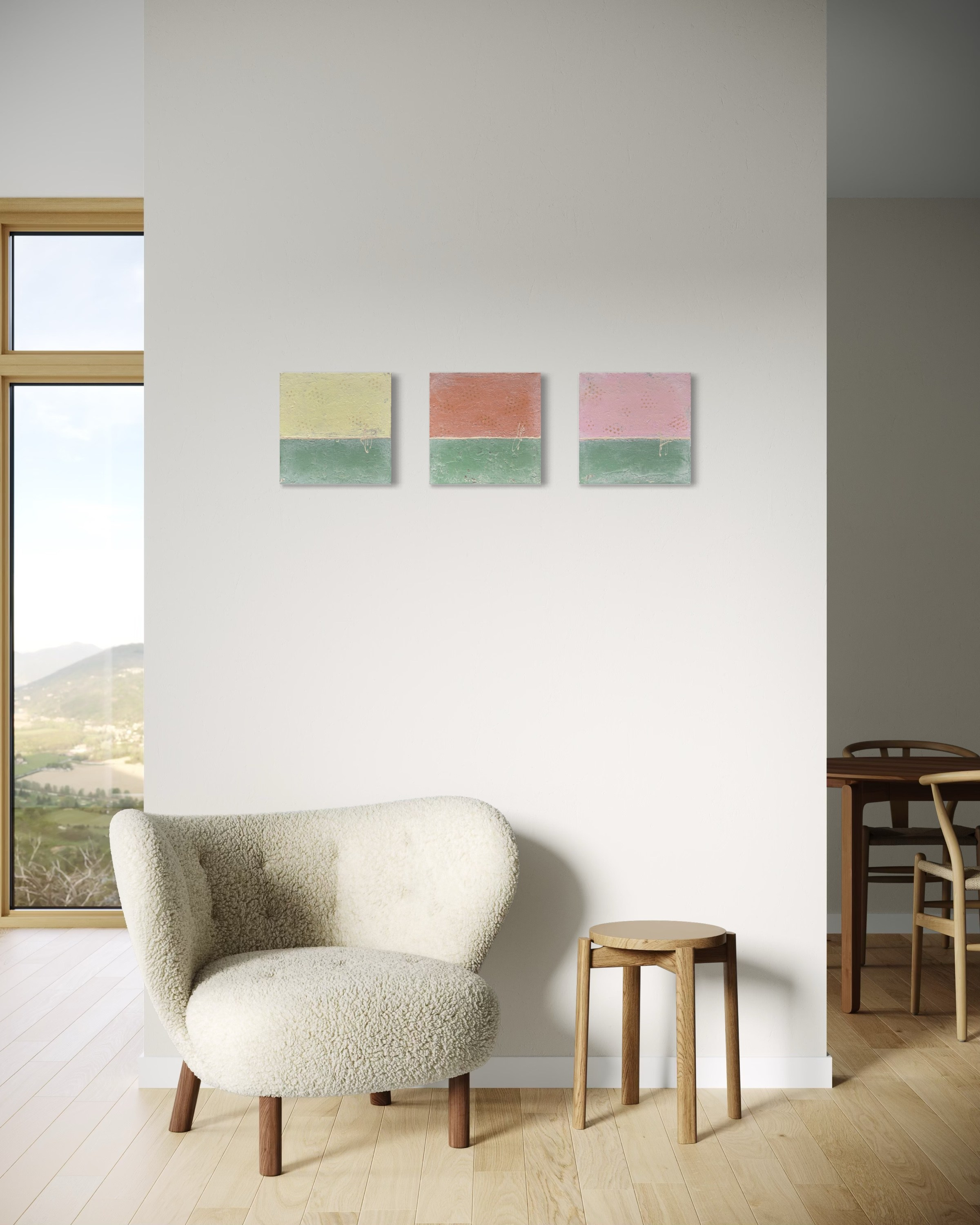 Retro Serie – Abstrakte Acrylmalerei | Manuela Eschbaum