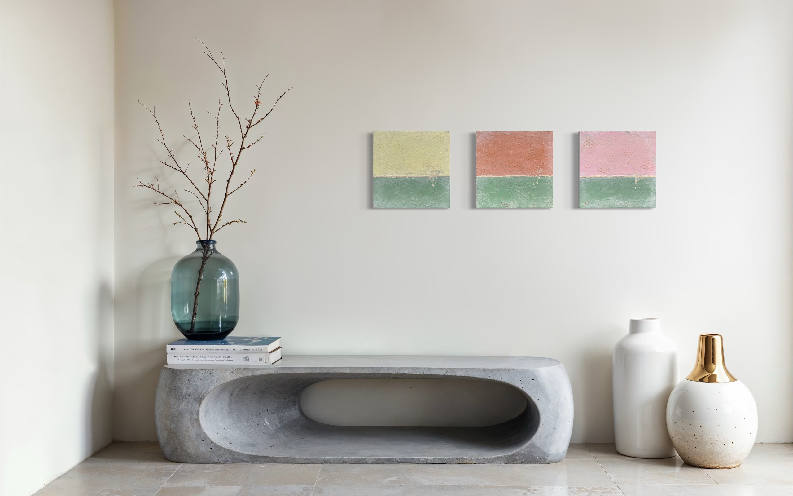 Retro Serie – Abstrakte Acrylmalerei | Manuela Eschbaum