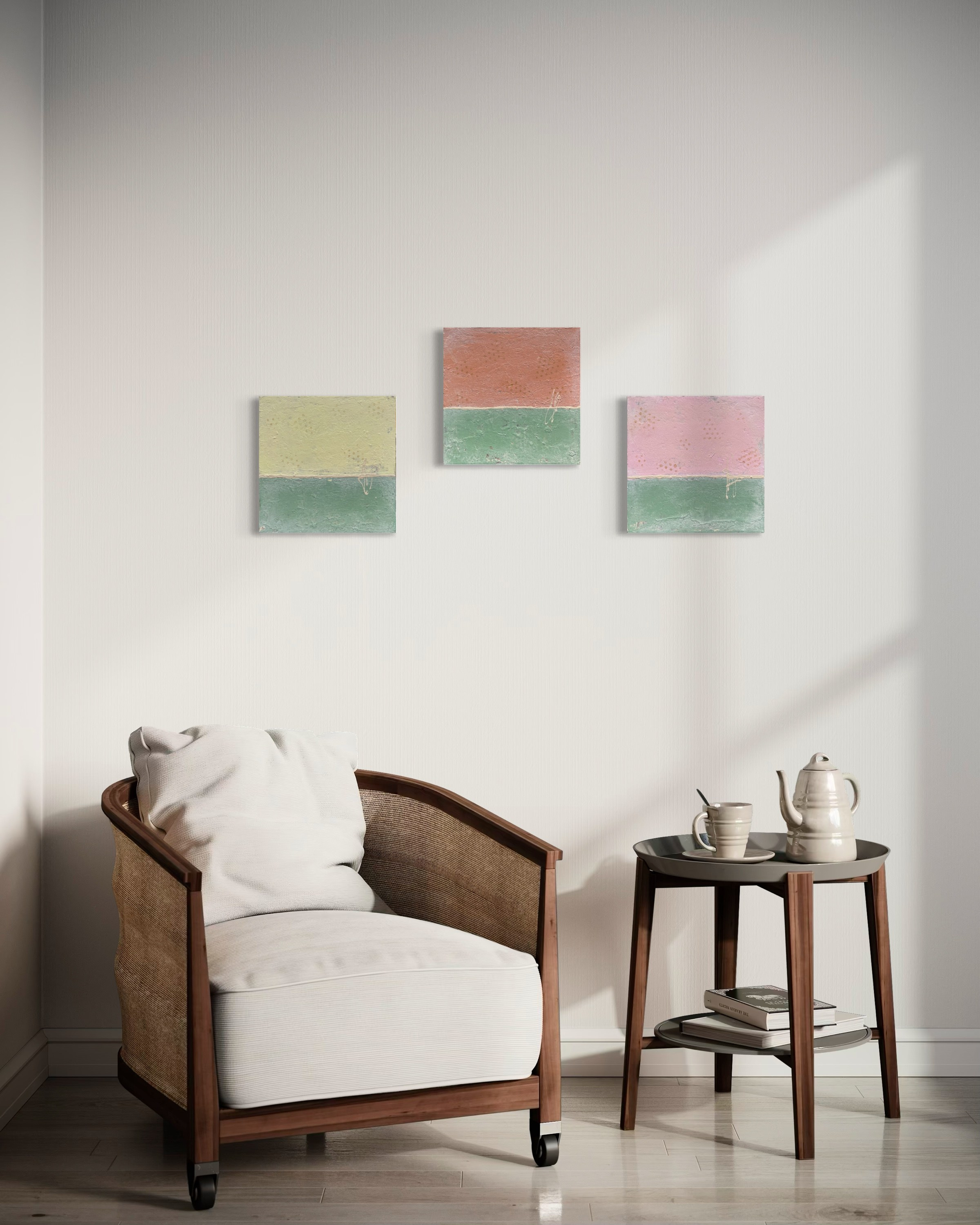 Retro Serie – Abstrakte Acrylmalerei | Manuela Eschbaum