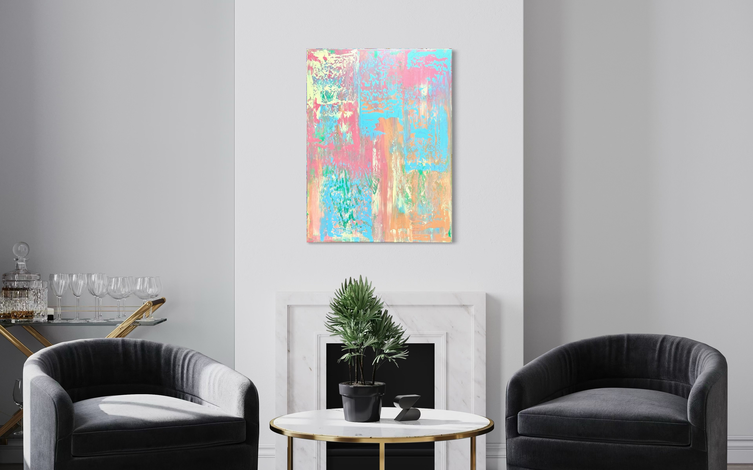 Harmony of Colors – Abstrakte Acrylmalerei | Manuela Eschbaum