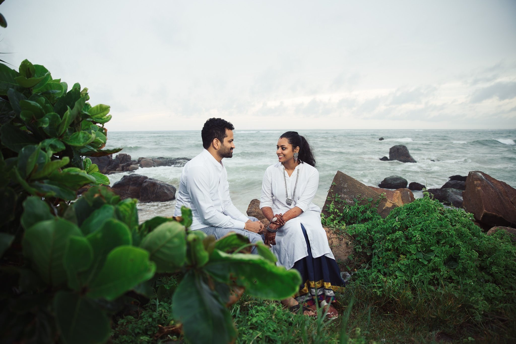 Post wedding portraits at Mount Lavinia, Sri Lanka