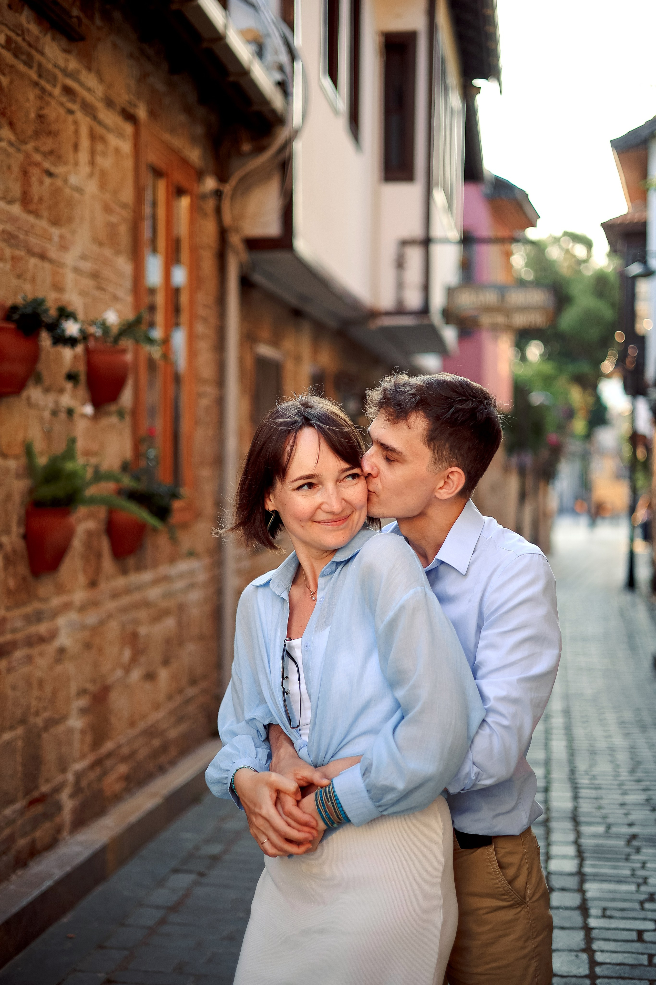 Photoshooting in old town of Antalya. Photographer in Turkey, Antalya, Kemer, Belek, Side, Kas, Fethiye