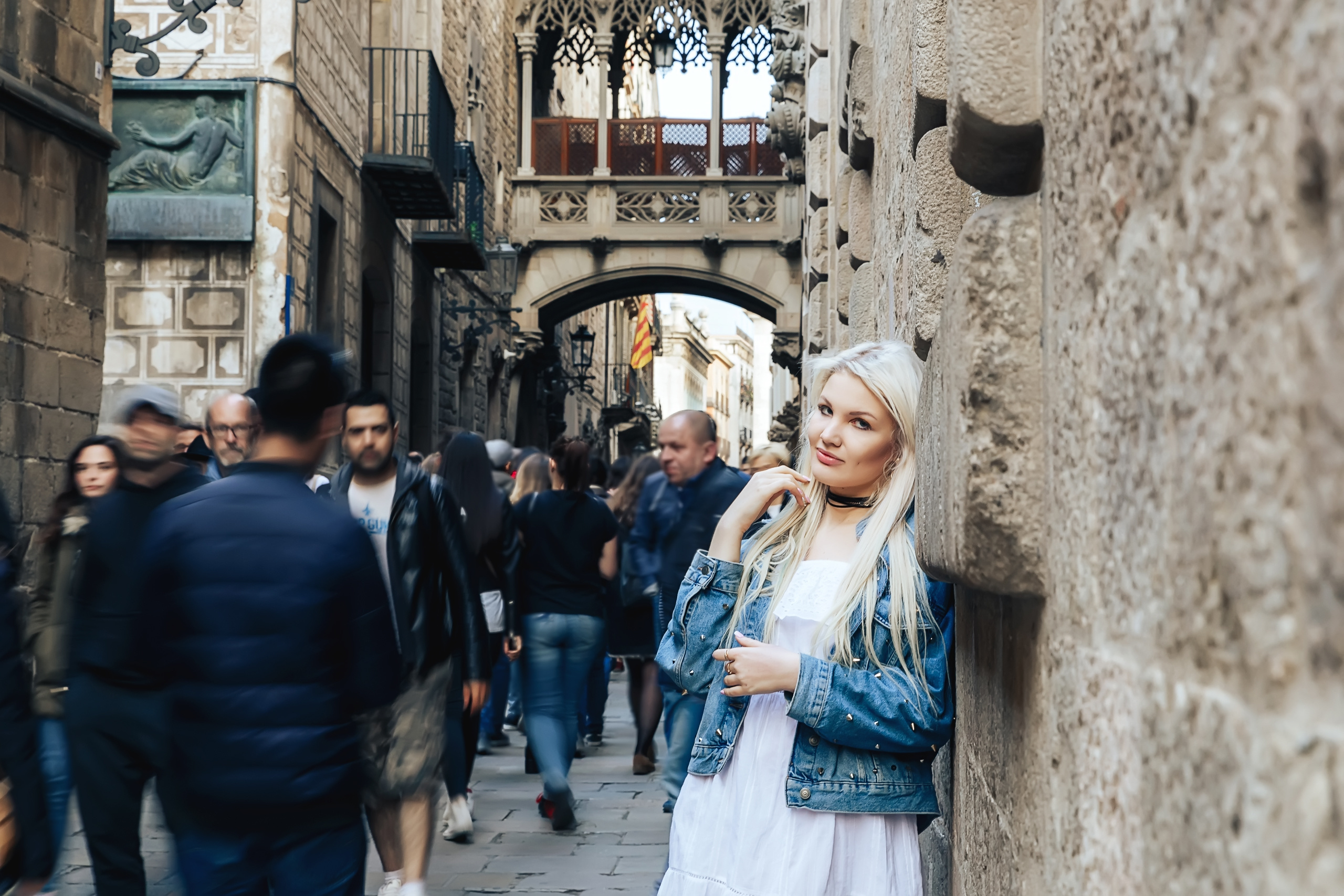 Индивидуальная фотосессия в Готическом квартале, Барселона, Испания. Фотограф в Барселоне, в Испании, по всей Европе - Андрей Пасечник. Тел