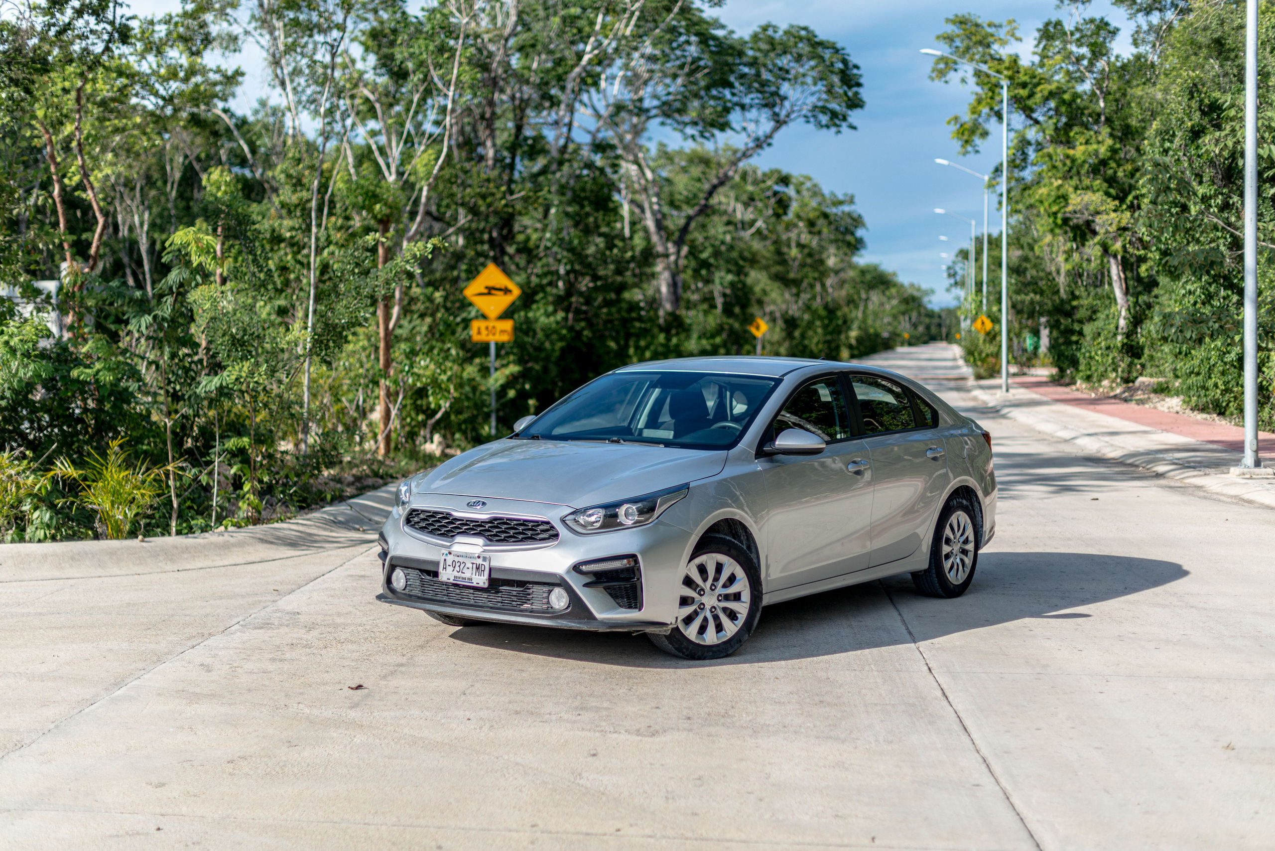 Съемка автомобиля Kia Forte 2019. FOTÓGRAFO MÉXICO QUINTANA ROO