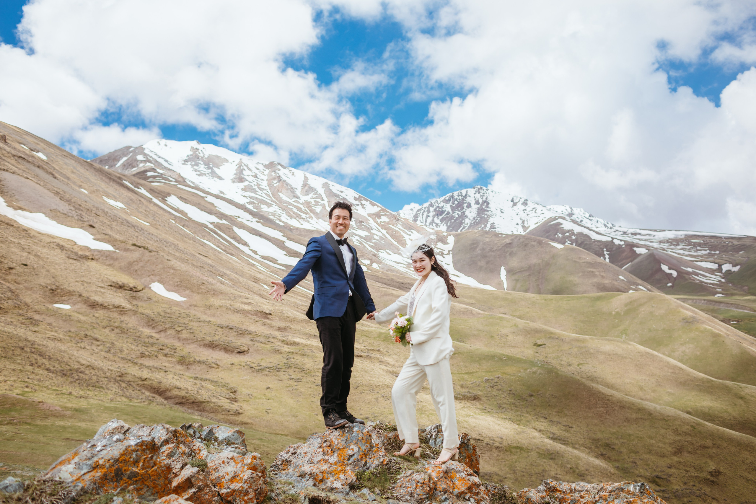 Свадебная фотосессия на Сон-Кёле — Alex & Stella (USA) | Оксана Шувалова, фотограф в Кыргызстане — Wedding Photoshoot Son-Kul. Фотограф в Бишкеке Оксана Шувалова