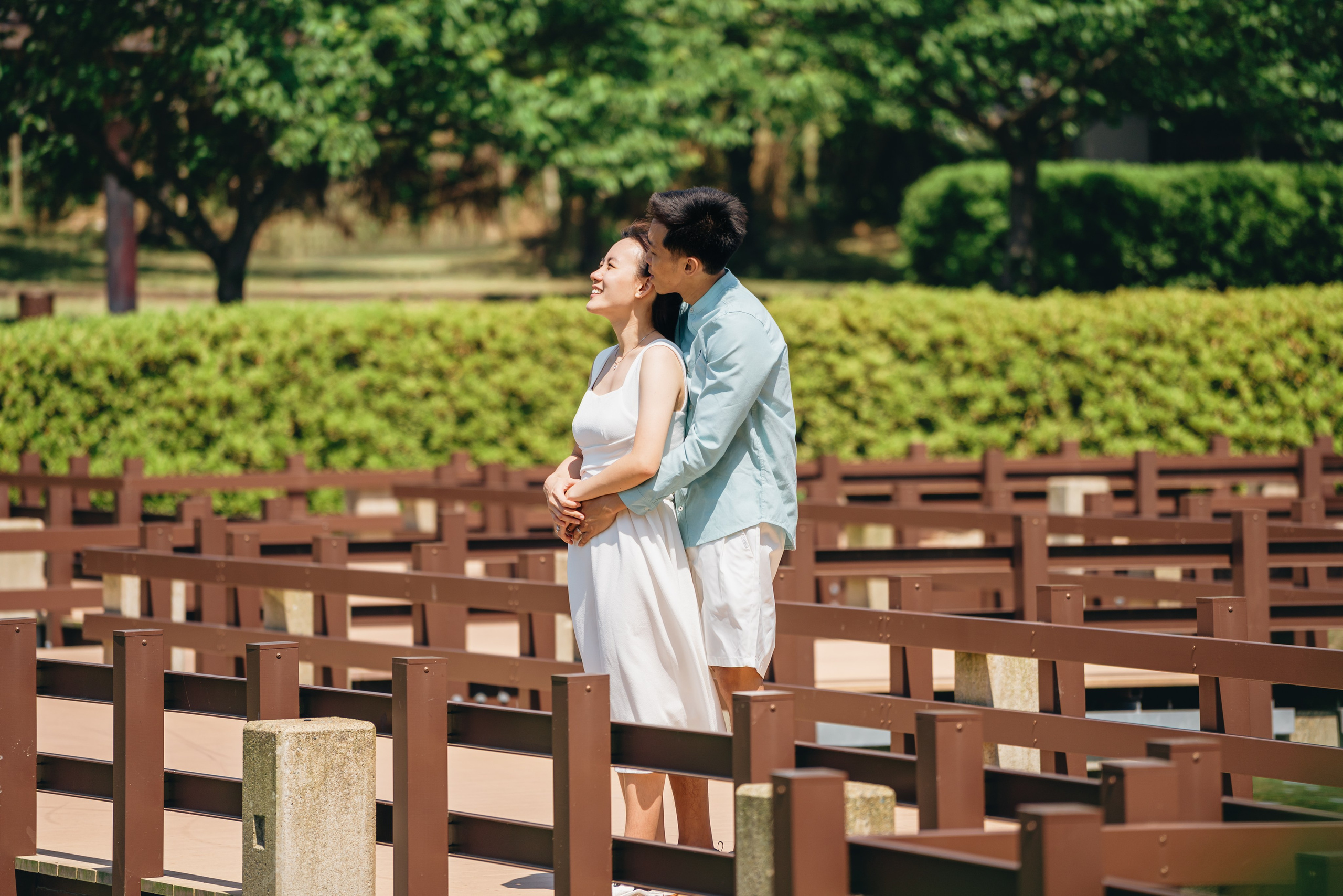 Fukuoka Couple Photoshoot: Roses, Totoro Forest & Sunset Love Story