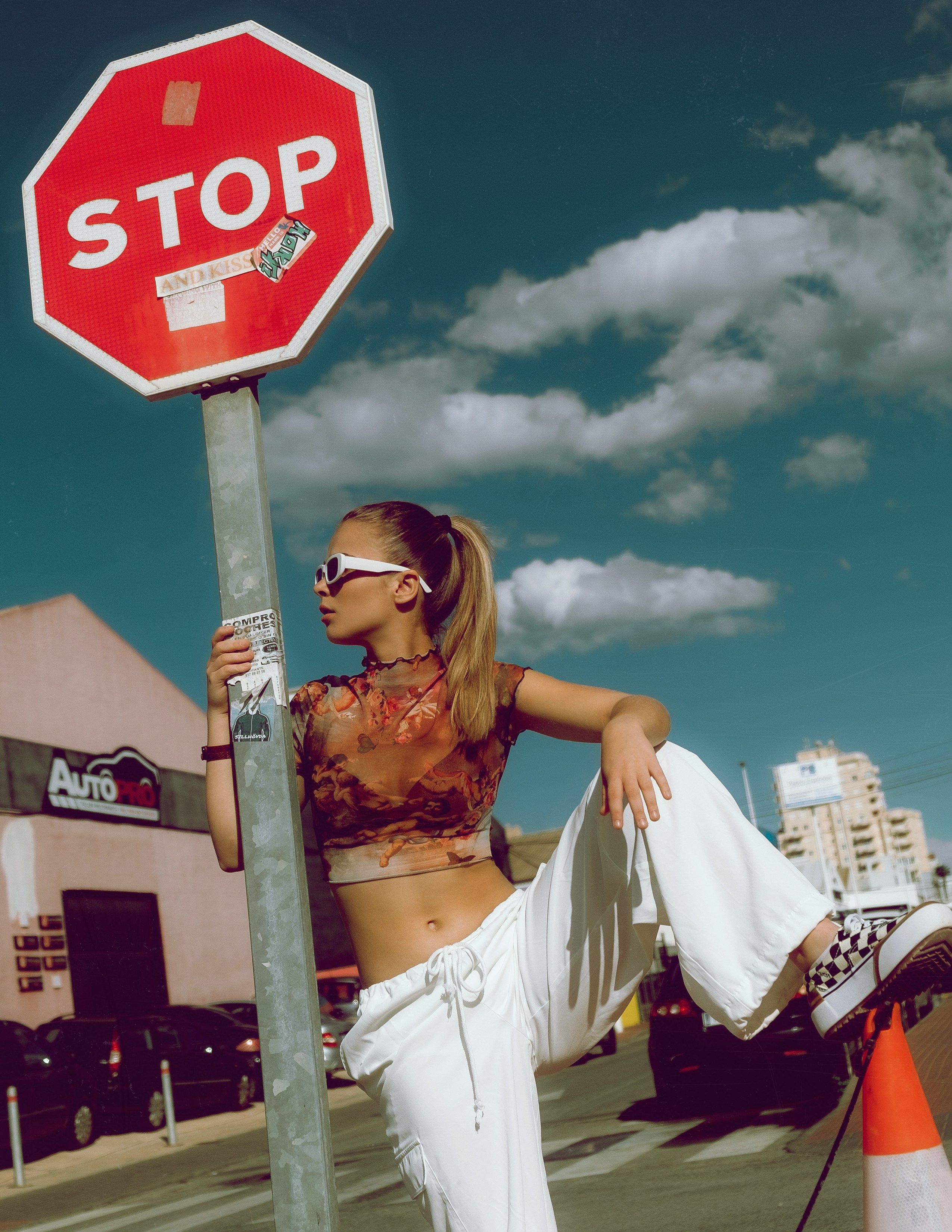 Portrait photography in the industrial zone of Torrevieja