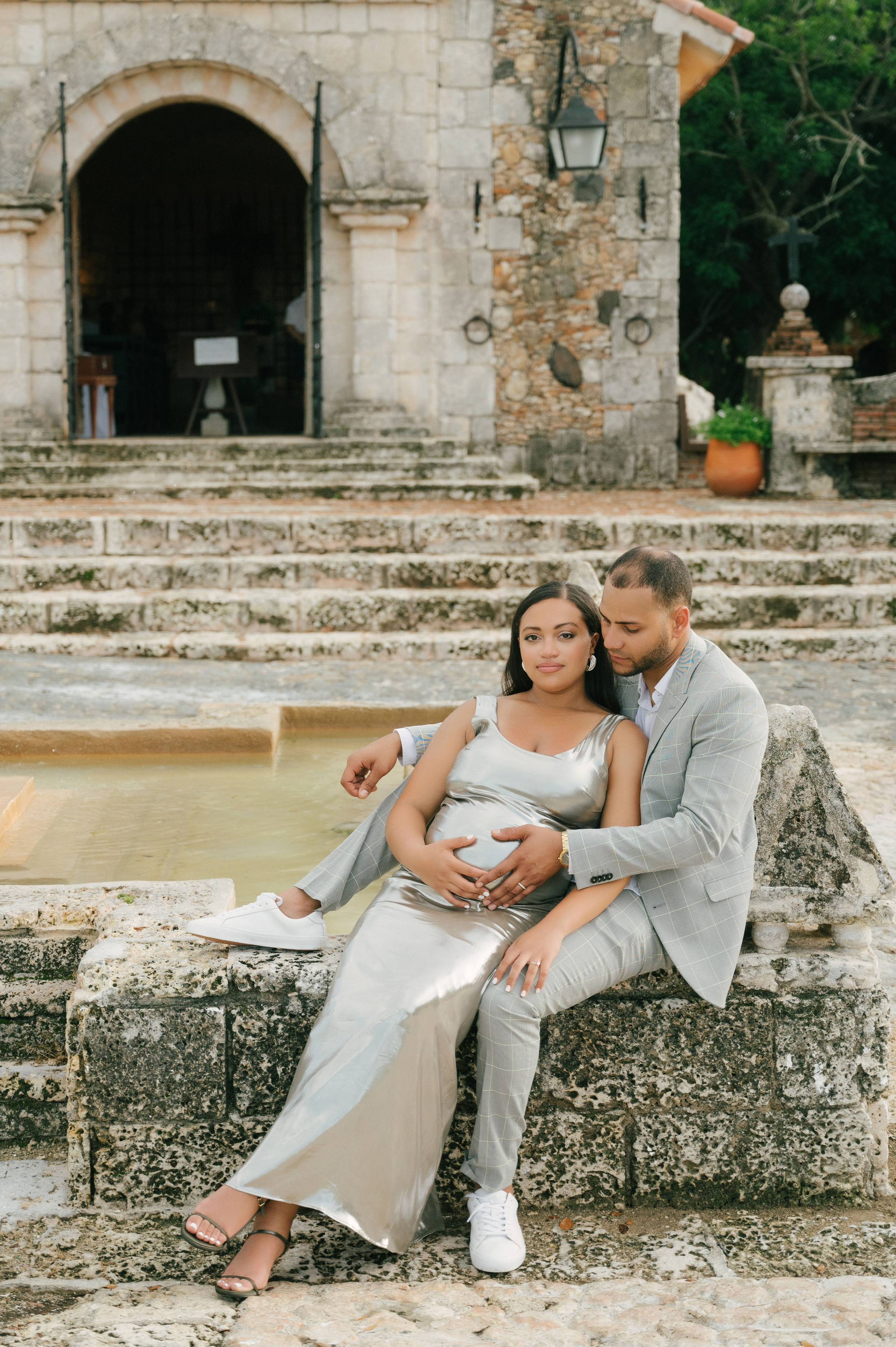 Cinthia and Jose at Altos de Chavon