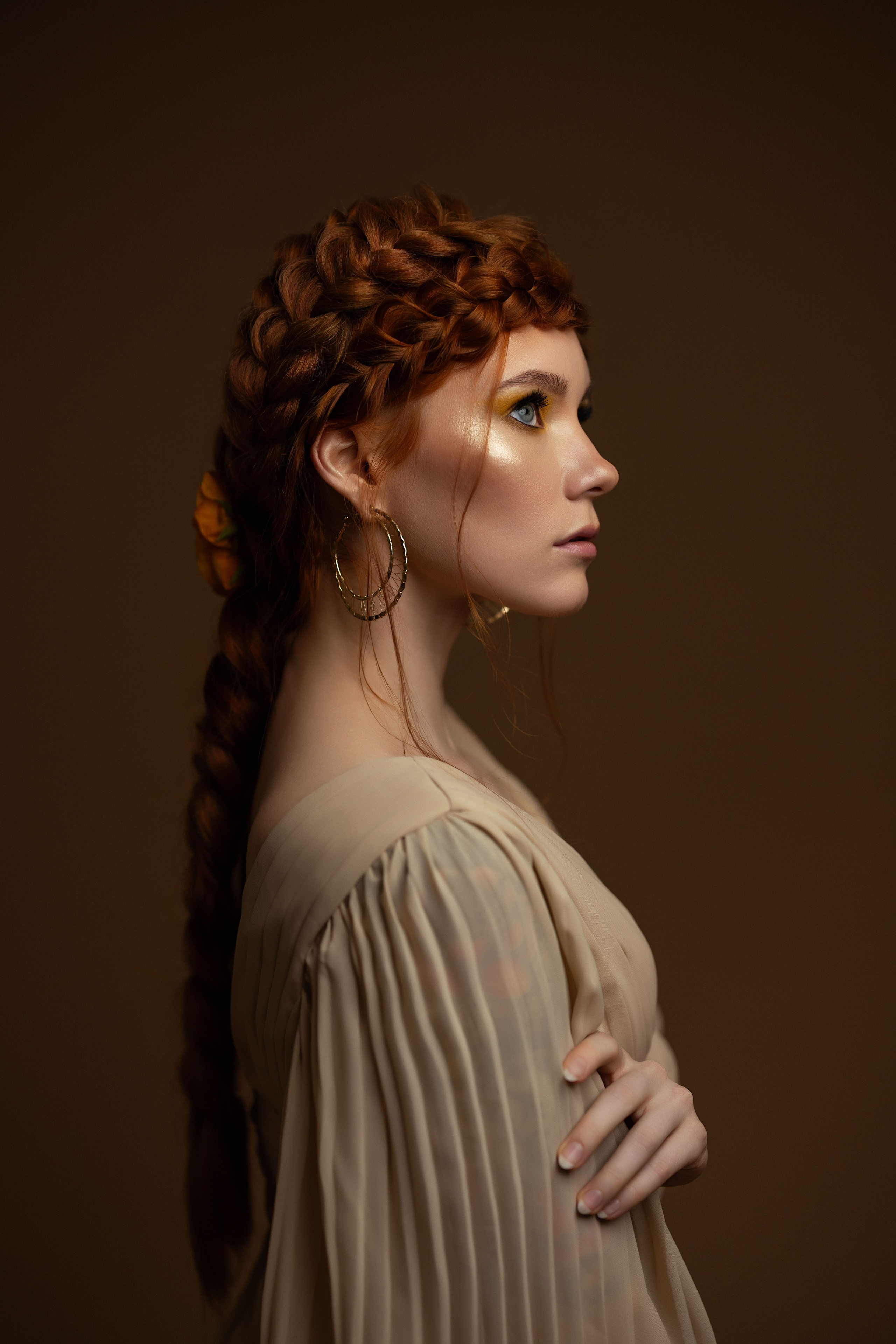 Studio photoshoot. Newborn photographer Sacramento