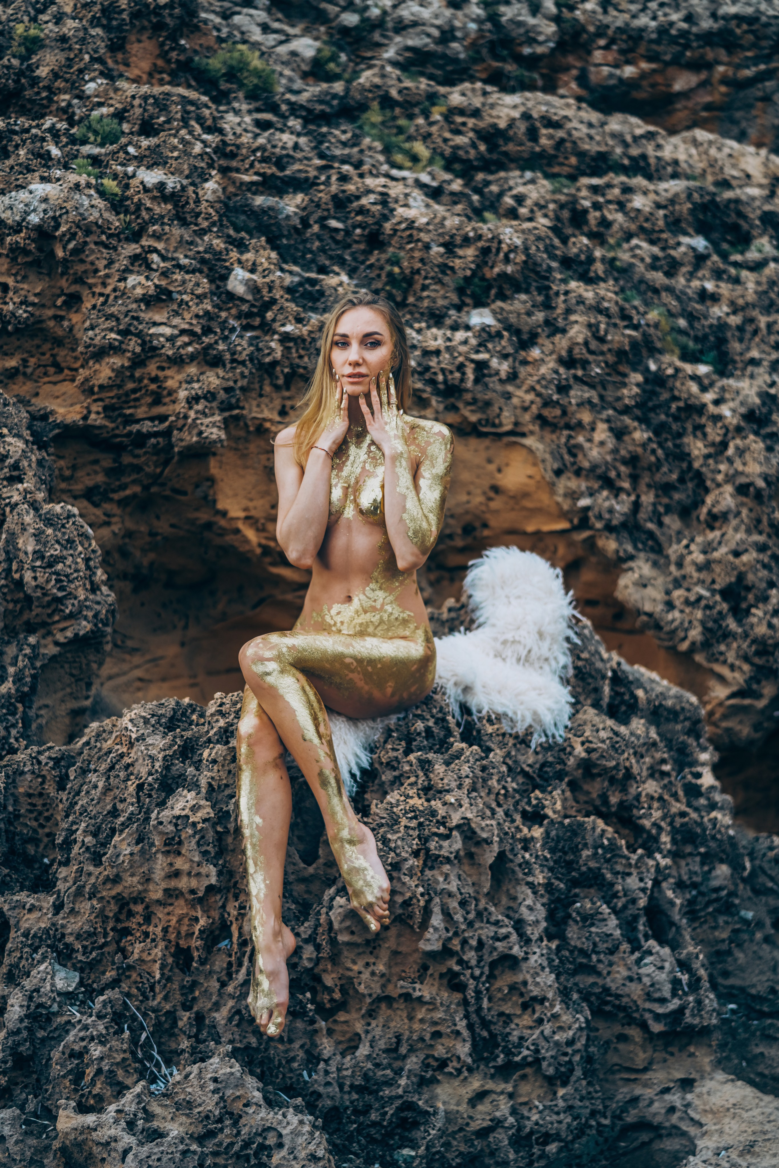 Golden lady. Фотограф у Пальма де Майорка