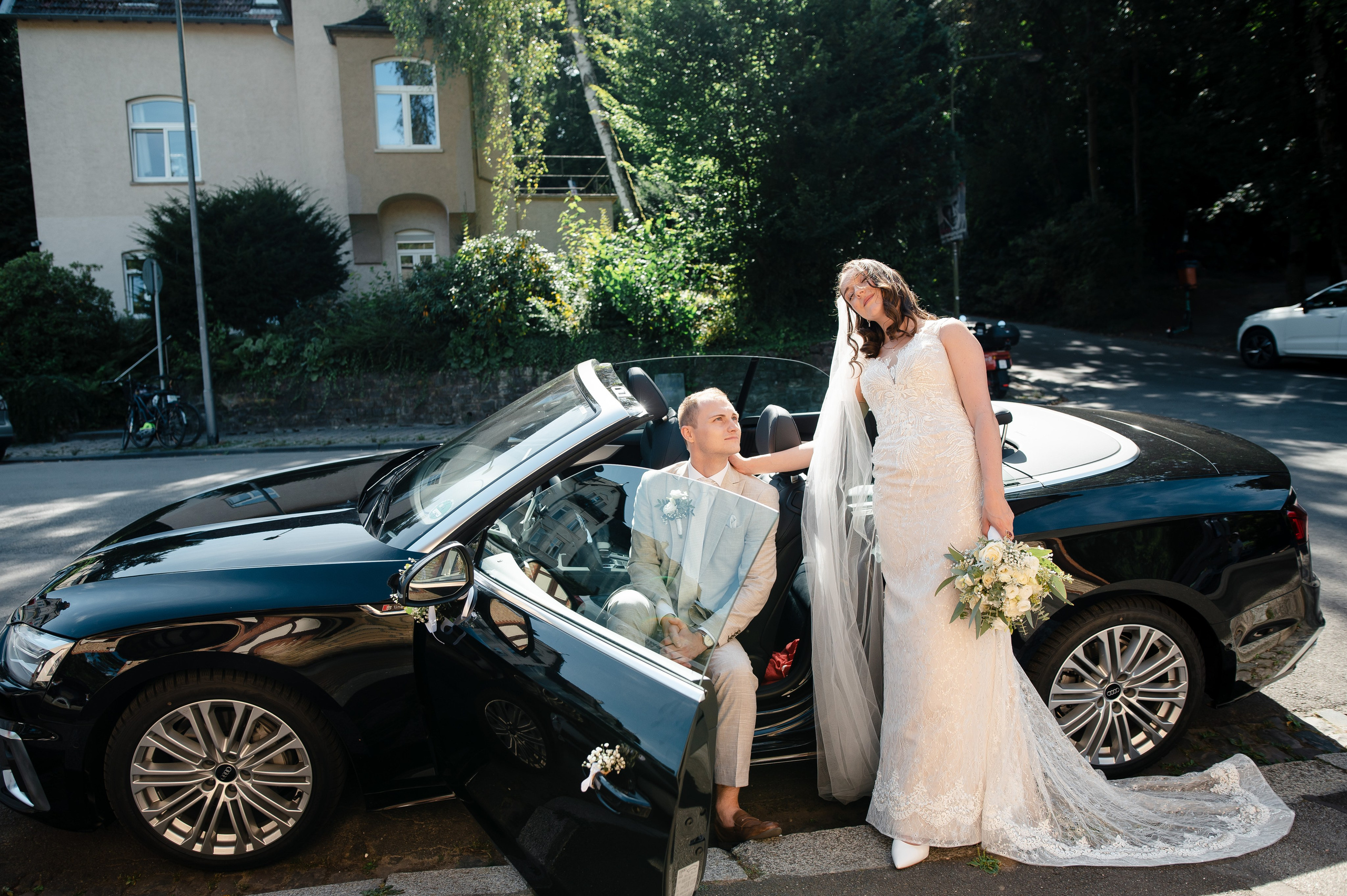 Hochzeitsfotografie in Wiesbaden | Rathaus, Neroberg & Weinberge