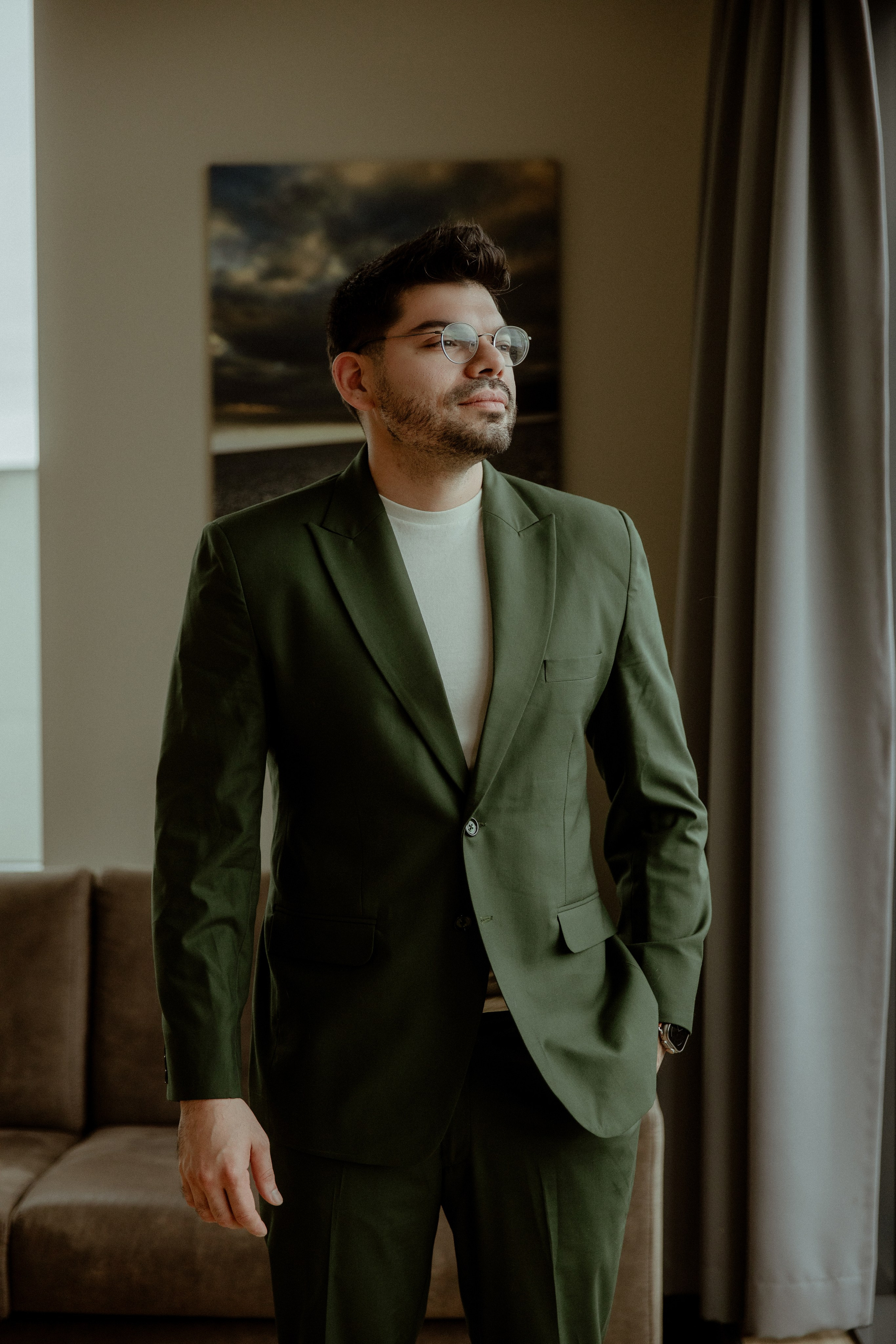 Elopement at Kvernufoss Waterfall. Iceland elopement photographer & videographer