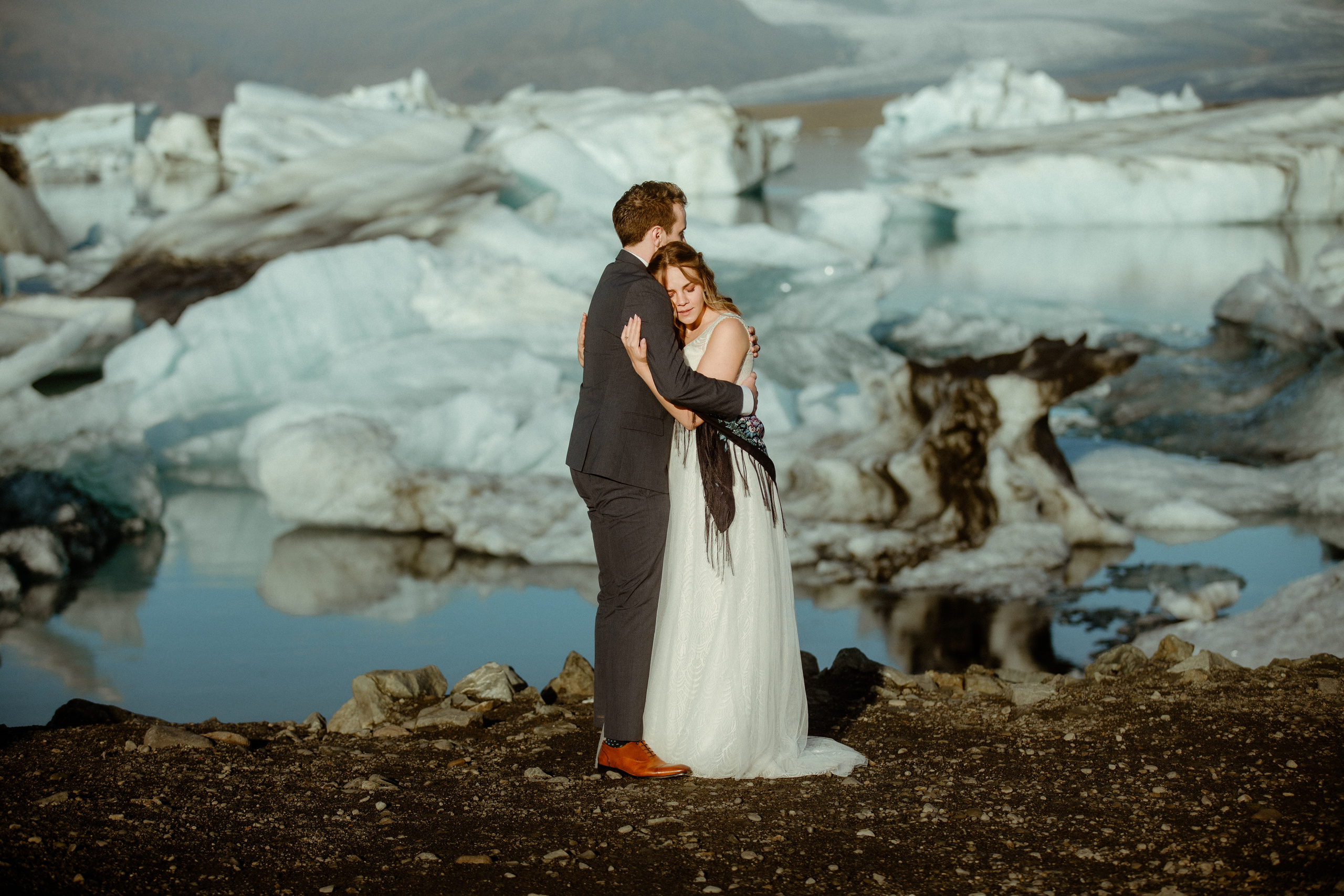 Vestrahorn Mountain Elopement Story. Iceland elopement photographer & videographer