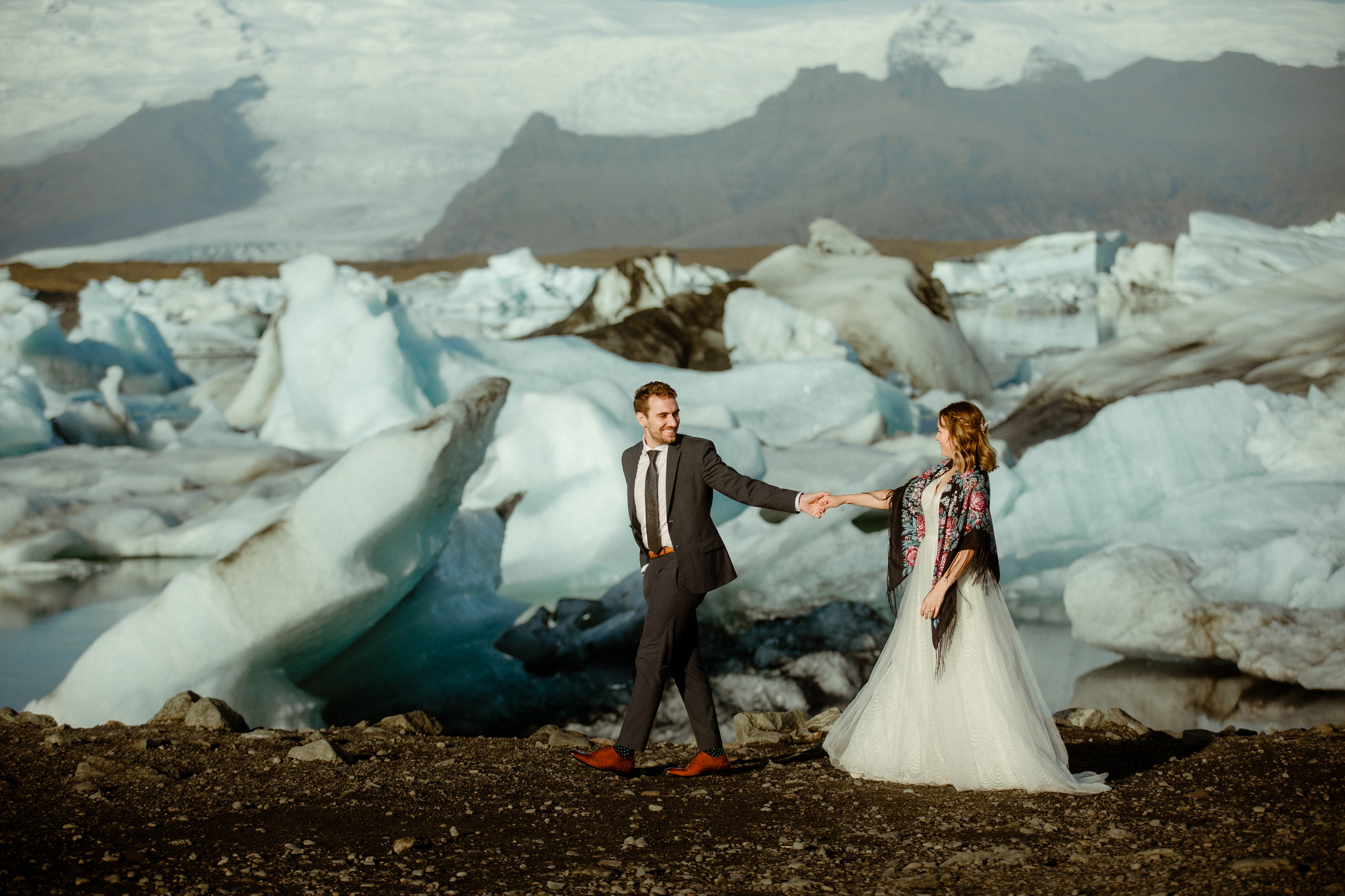 Vestrahorn Mountain Elopement Story. Iceland elopement photographer & videographer