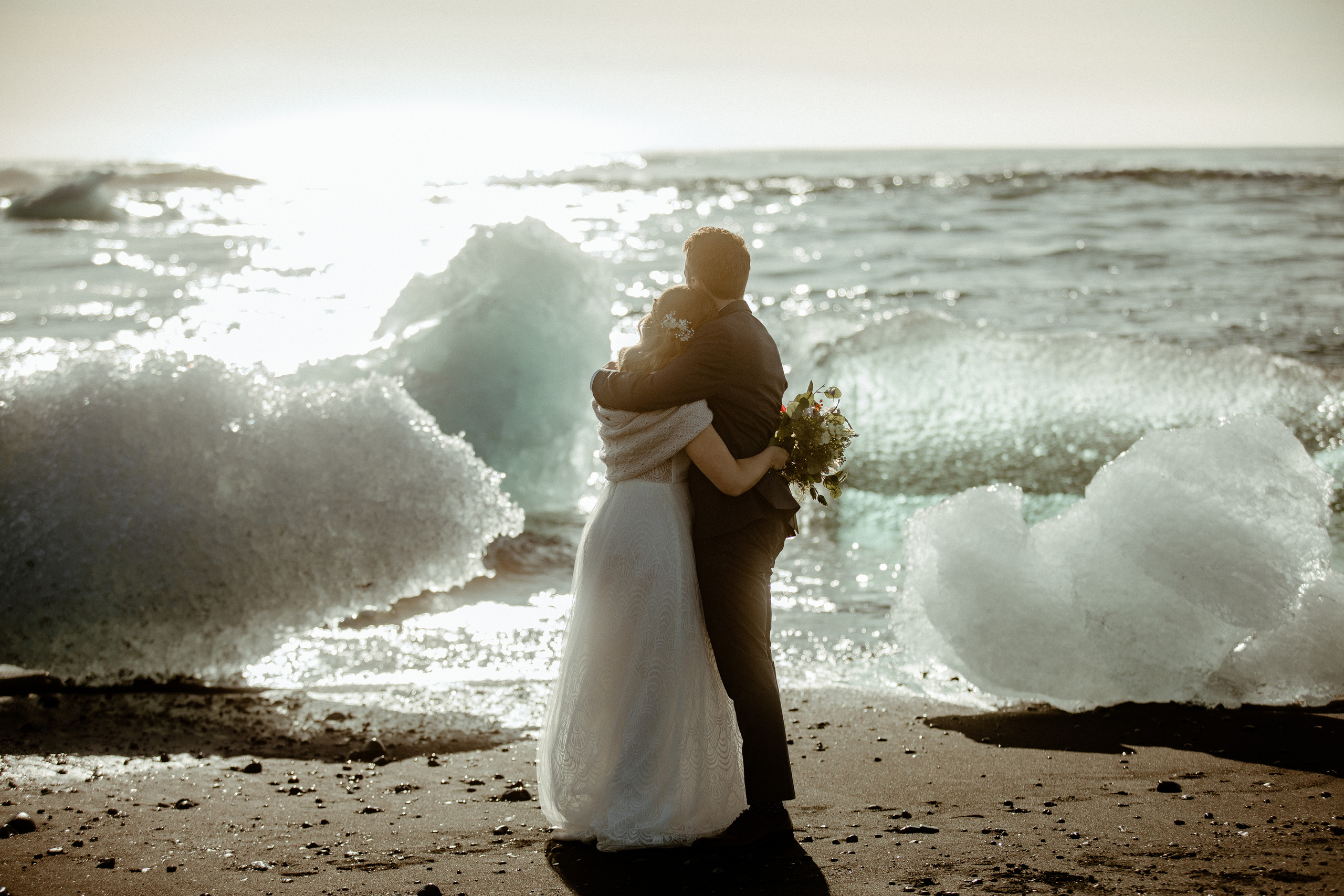 Vestrahorn Mountain Elopement Story. Iceland elopement photographer & videographer