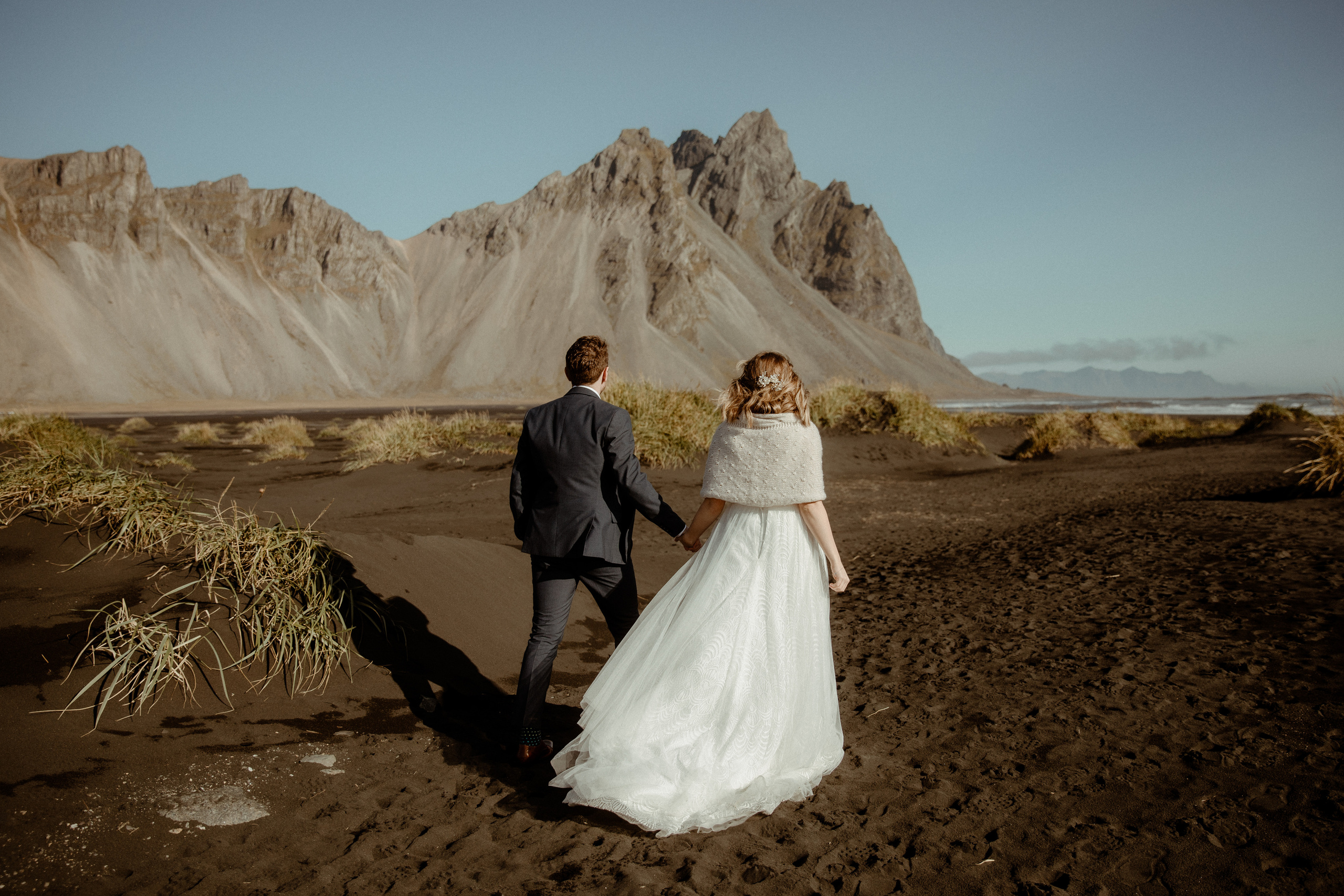 Vestrahorn Mountain Elopement Story. Iceland elopement photographer & videographer