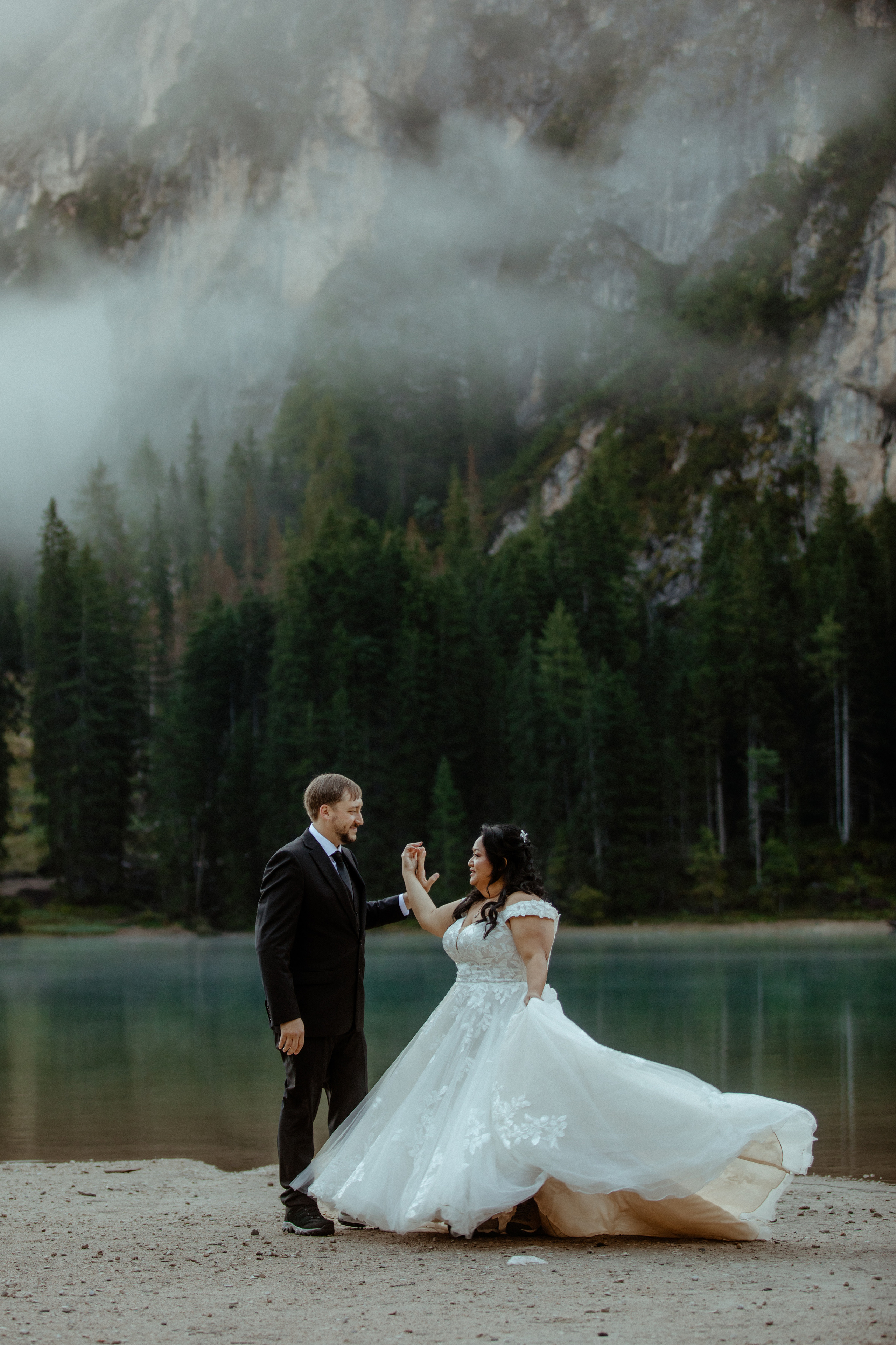 Elopement In the Heart Of Dolomites. Iceland elopement photographer & videographer