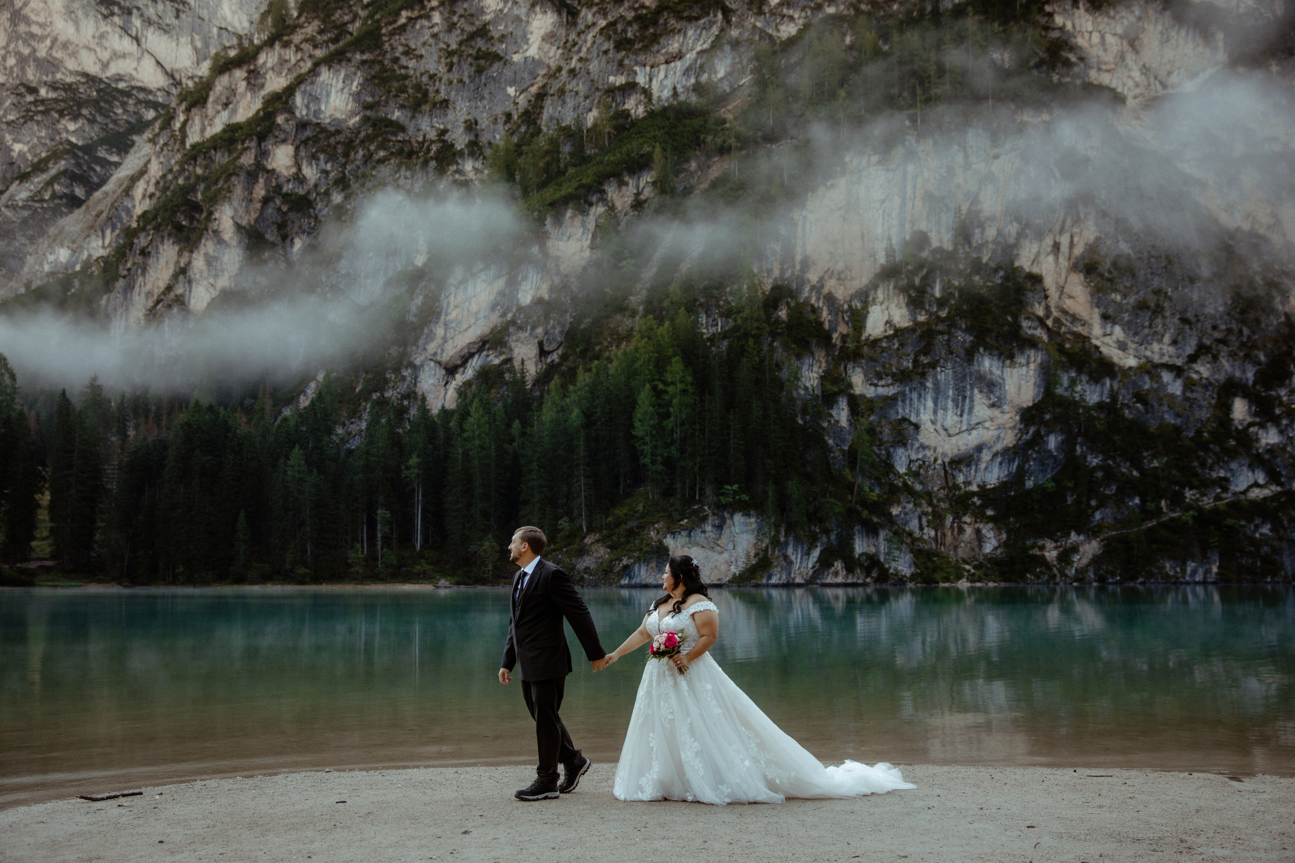 Elopement In the Heart Of Dolomites. Iceland elopement photographer & videographer
