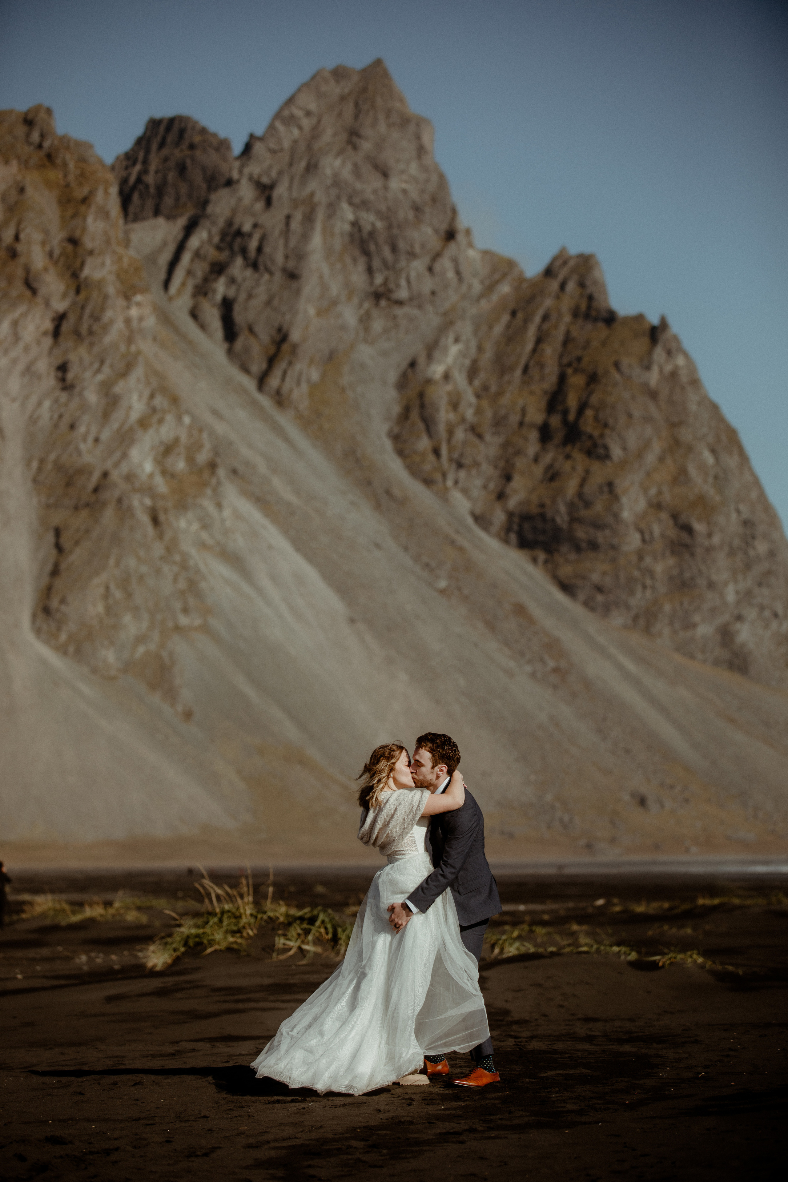 Vestrahorn Mountain Elopement Story. Iceland elopement photographer & videographer