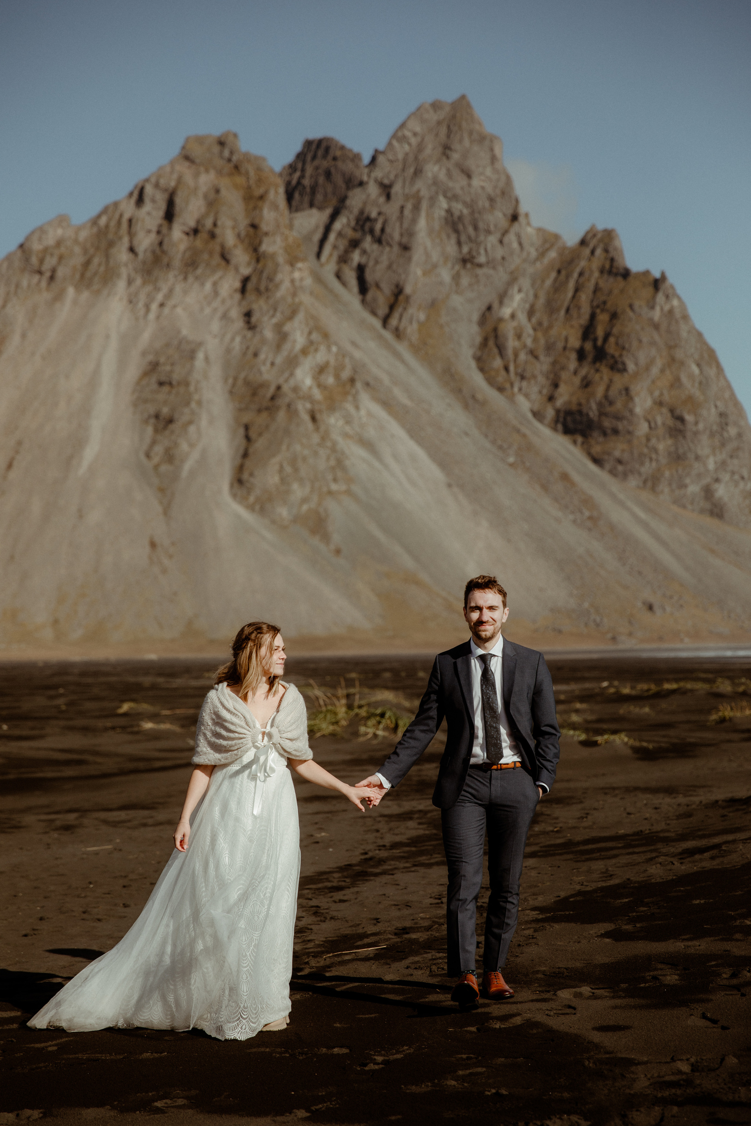 Vestrahorn Mountain Elopement Story. Iceland elopement photographer & videographer
