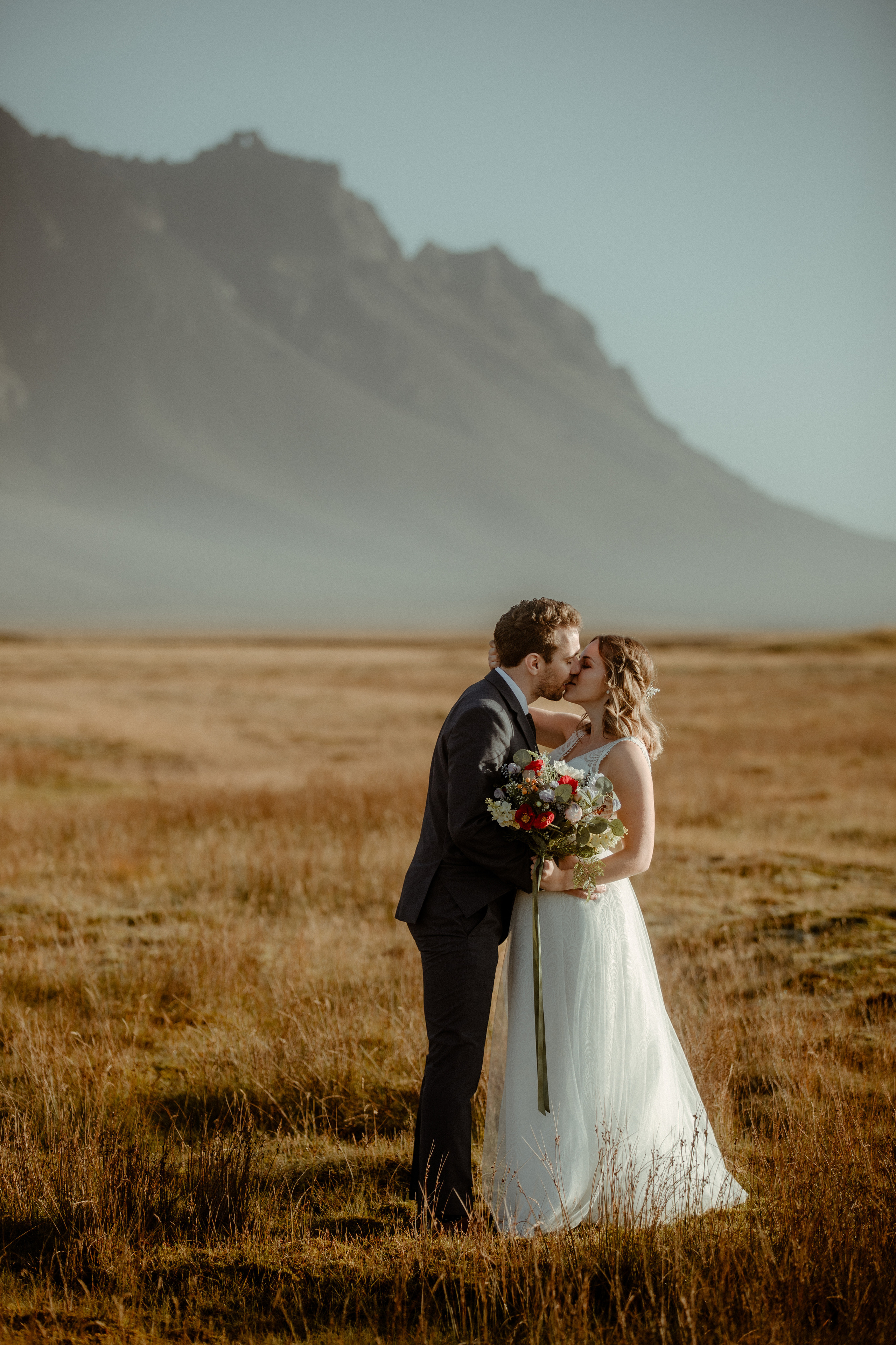 Vestrahorn Mountain Elopement Story. Iceland elopement photographer & videographer