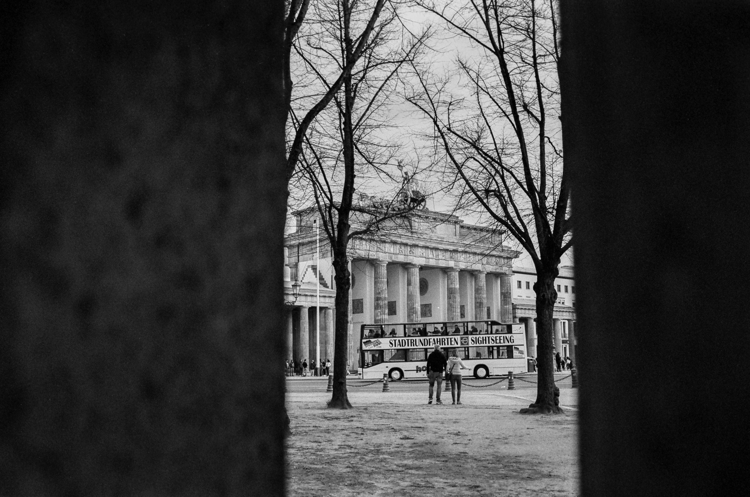 The Streets of Berlin in B&W