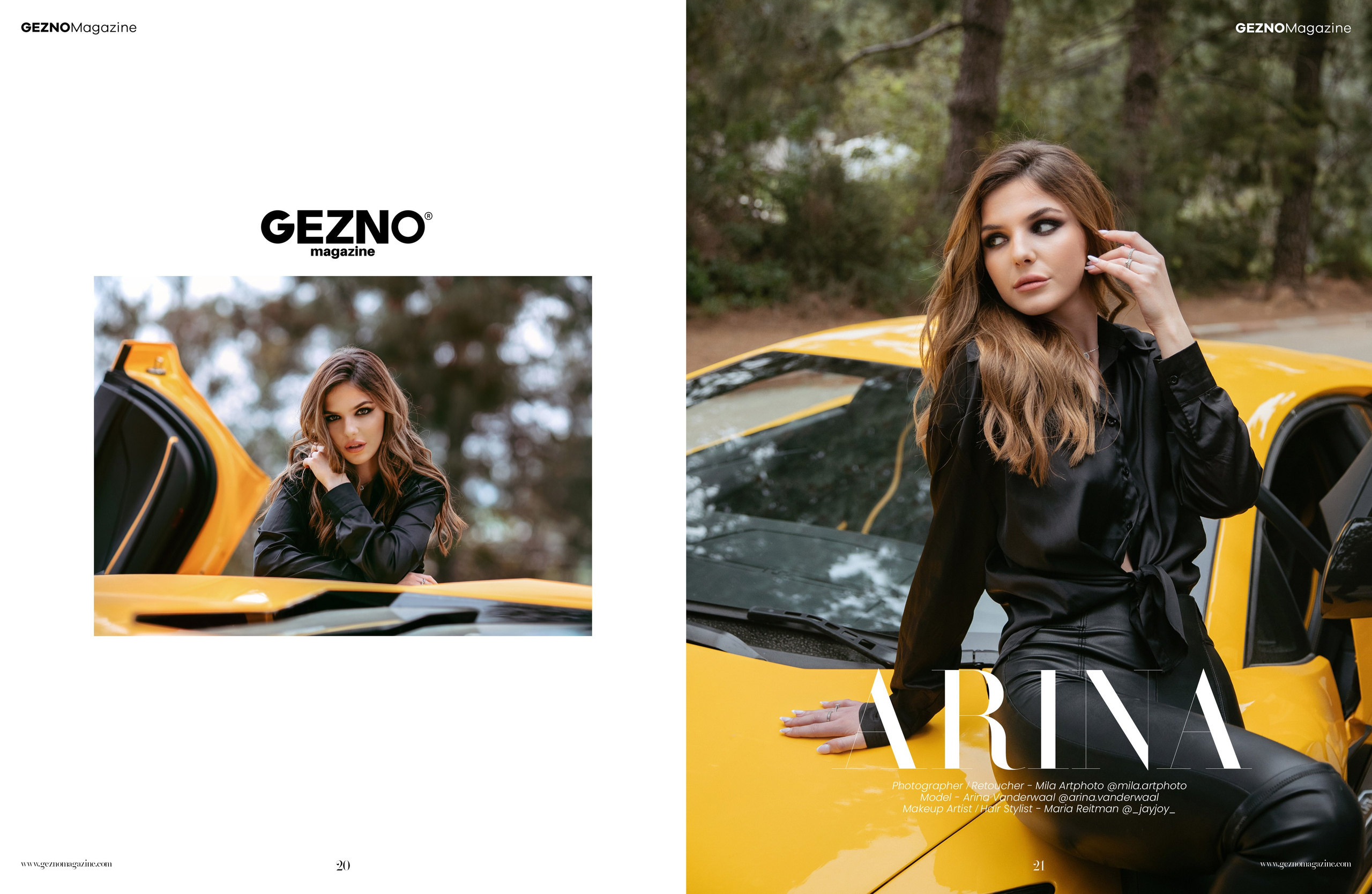 Публикации в ЖУРНАЛАХ. Mila Artphotо-Профессиональный портретный фотограф, Израиль