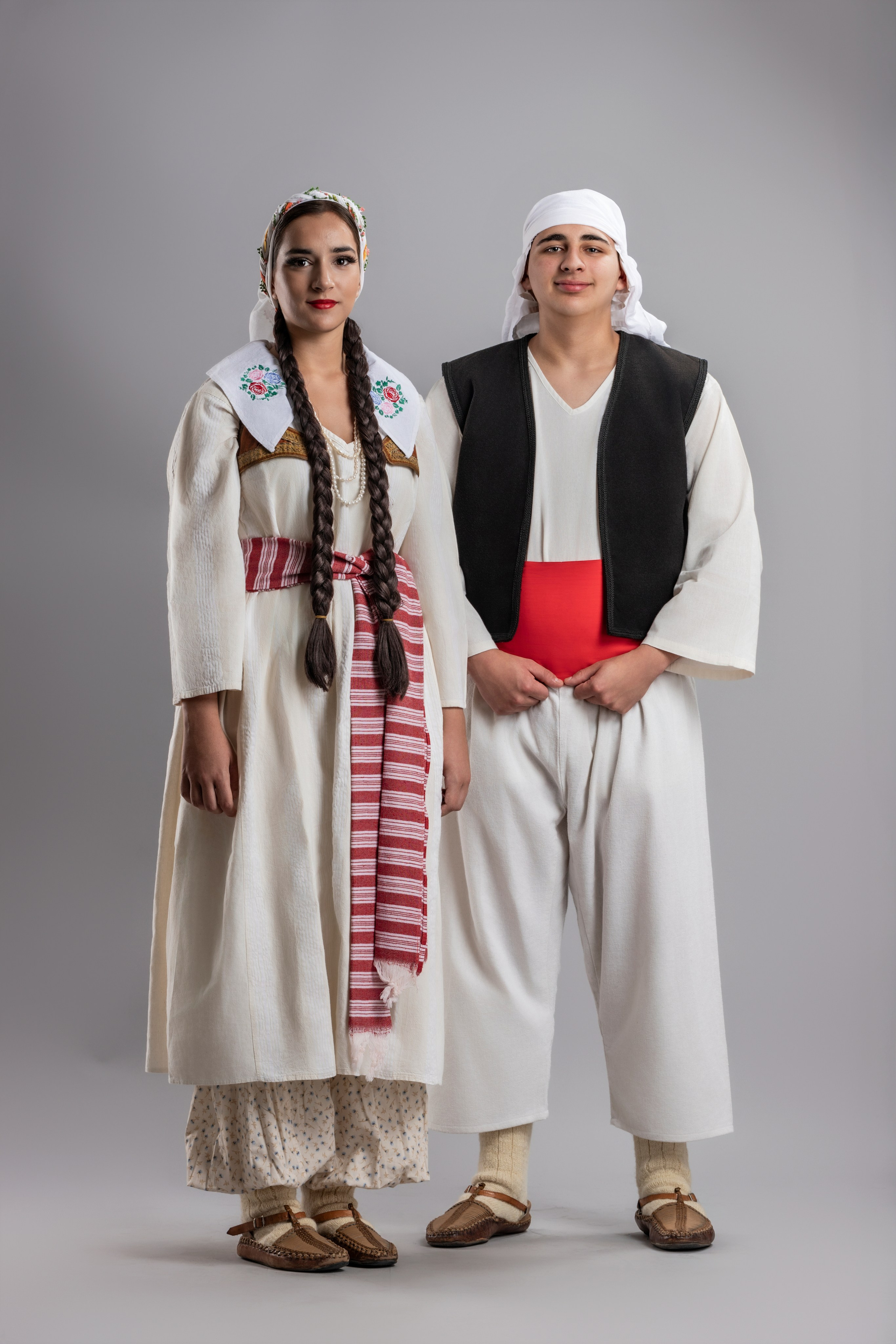 Traditional costumes of Bosnia and Herzegovina – a rich gallery of folk attire, colors, and details representing the country’s diverse cultural heritage. The images highlight handmade embroidery, fabrics, and patterns that preserve the spirit of tradition through generations.