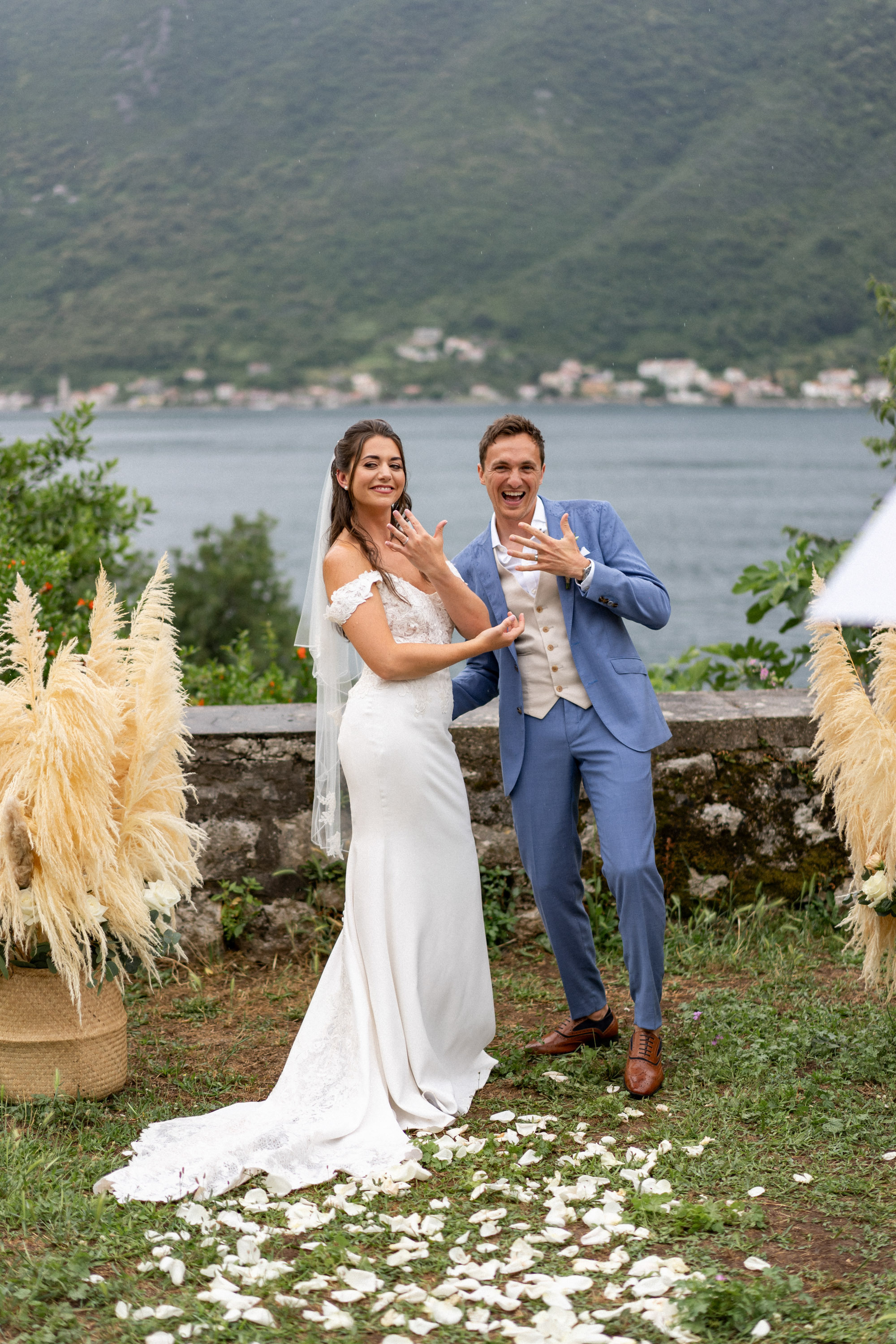 50 Tinten Regen - Bruiloft in Montenegro bij Bajova Kula