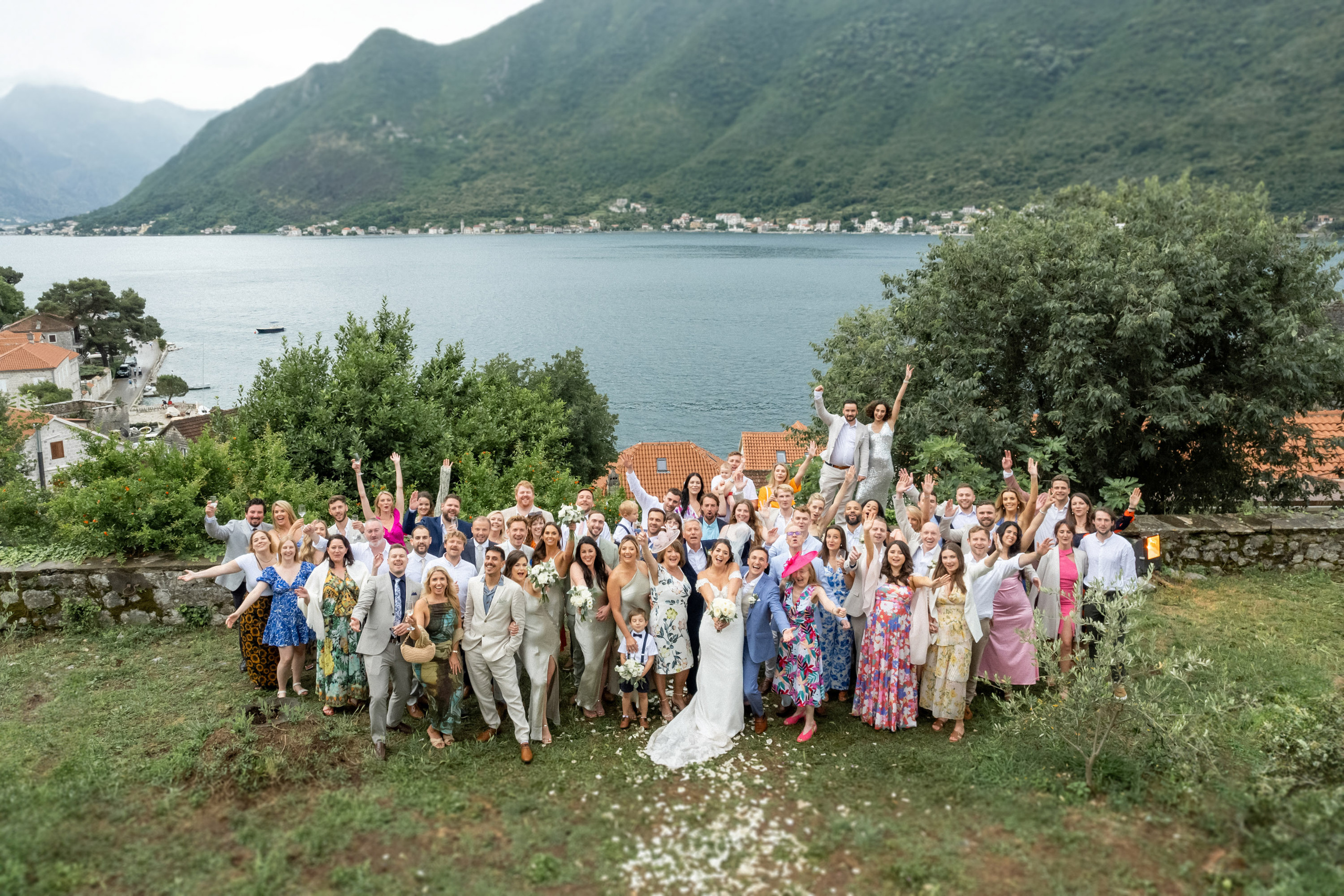 50 Tinten Regen - Bruiloft in Montenegro bij Bajova Kula