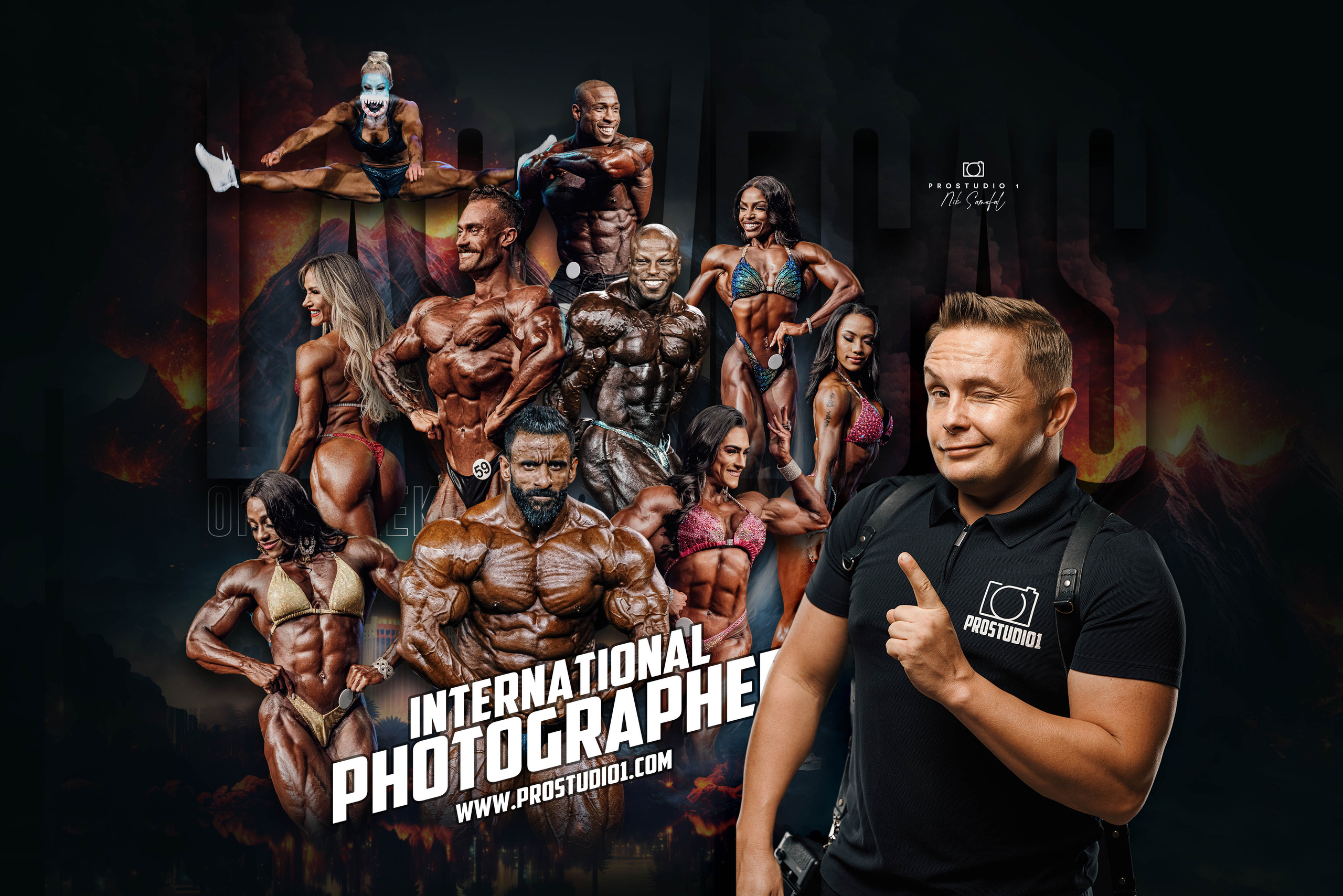 Mr Olympia stage photos. Photo & Video Production Studio #1